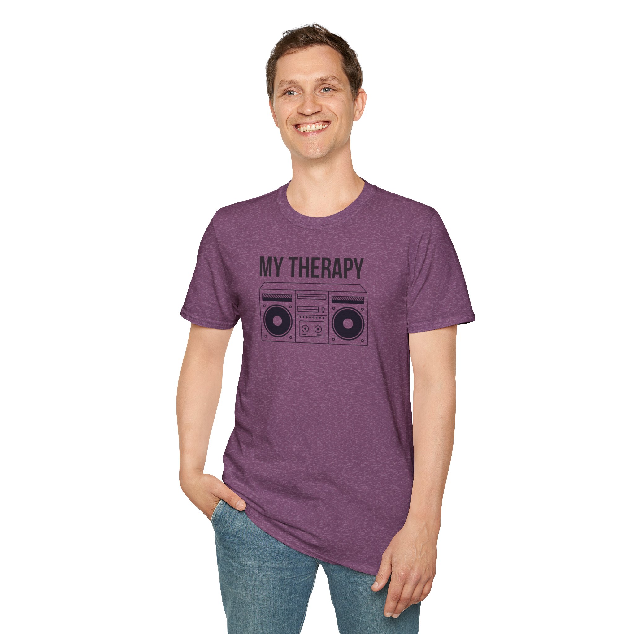 T‑Shirt — "My Therapy" Boombox Graphic Tee - Image 96