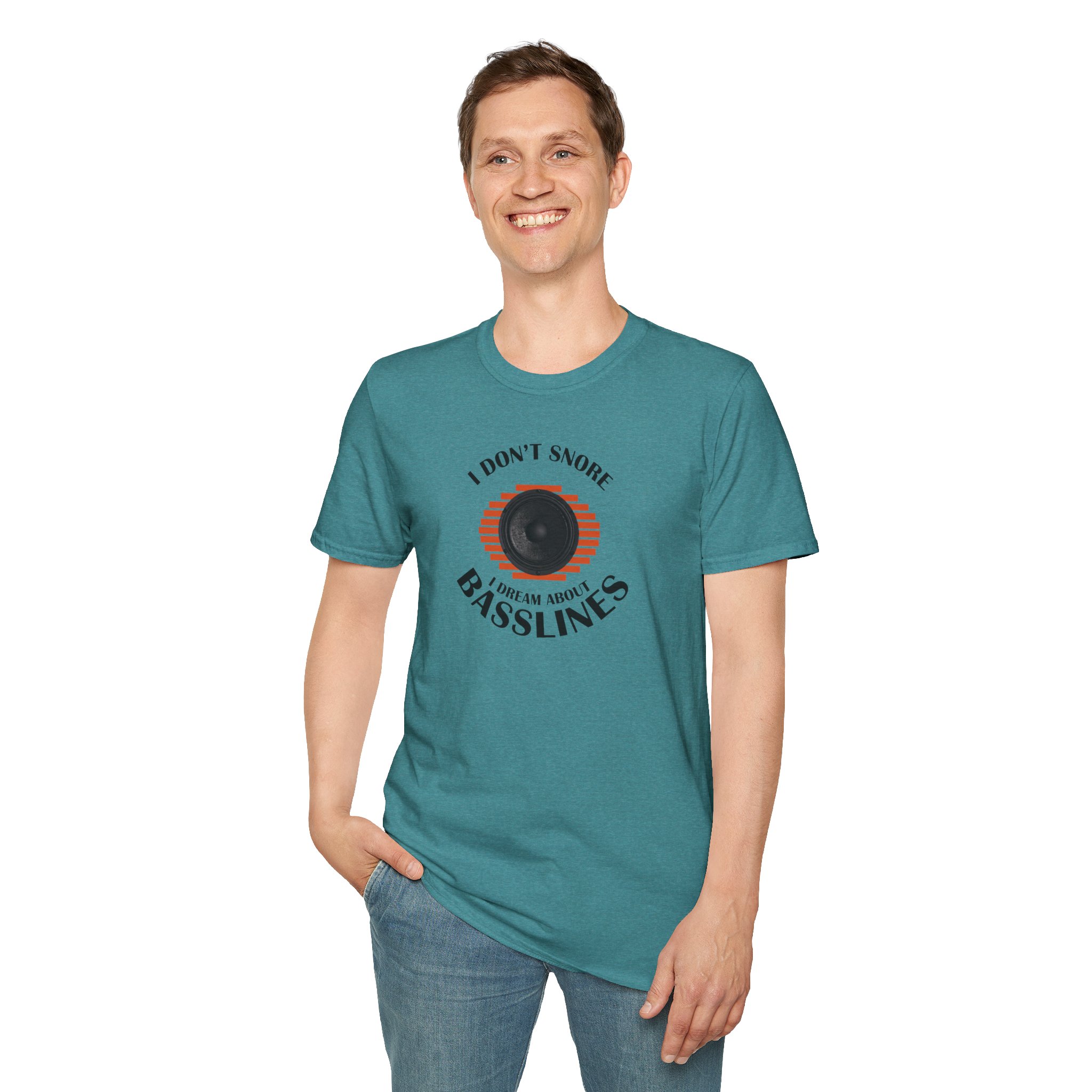 Basslines T-Shirt — “I Don't Snore, I Dream About Basslines” Music Lover Tee - Image 86