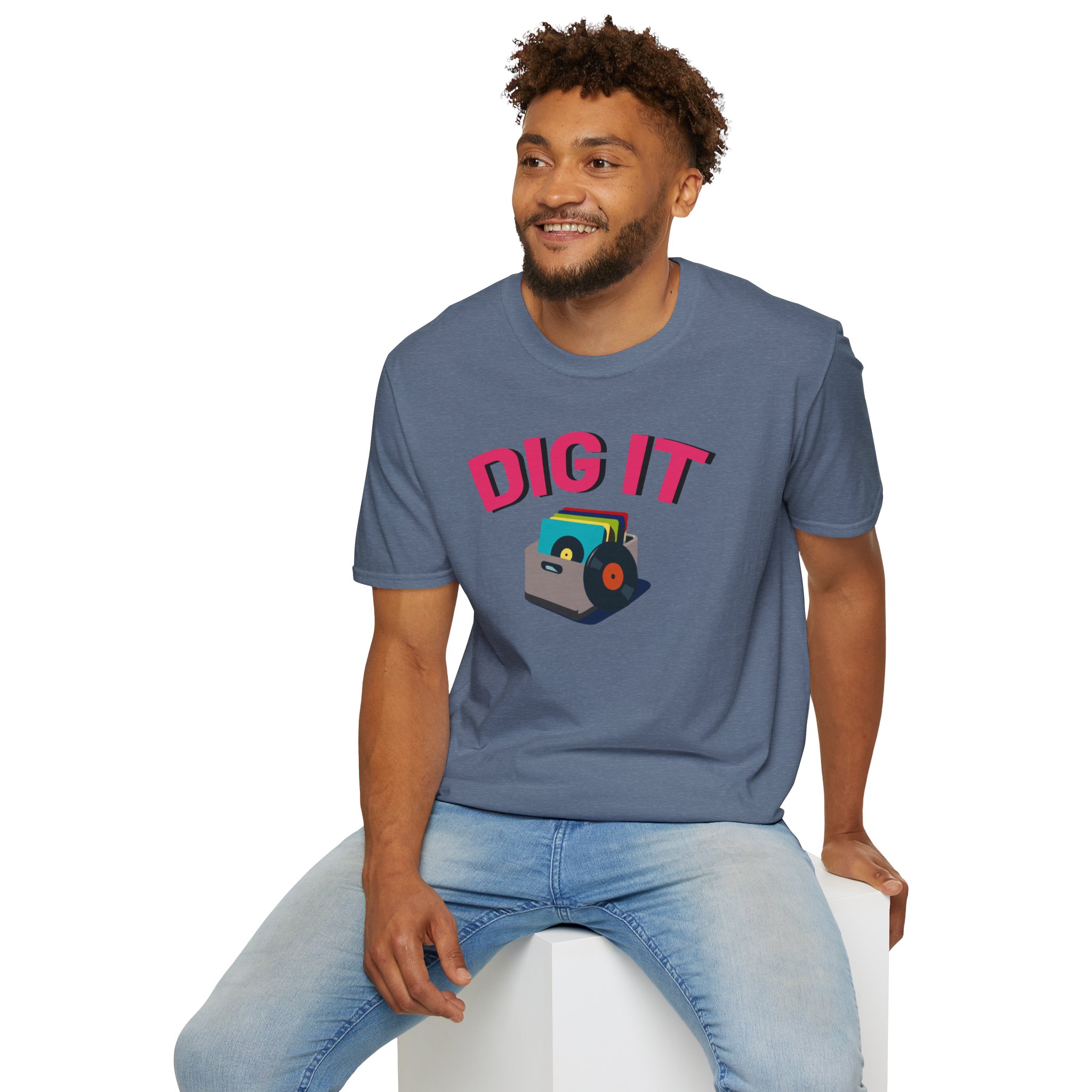 Dig It T-Shirt — Retro Excavator Graphic Tee - Image 116