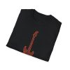 Electric Guitar Graphic T-Shirt — Red Psychedelic Music Tee - Thumbnail Image 31