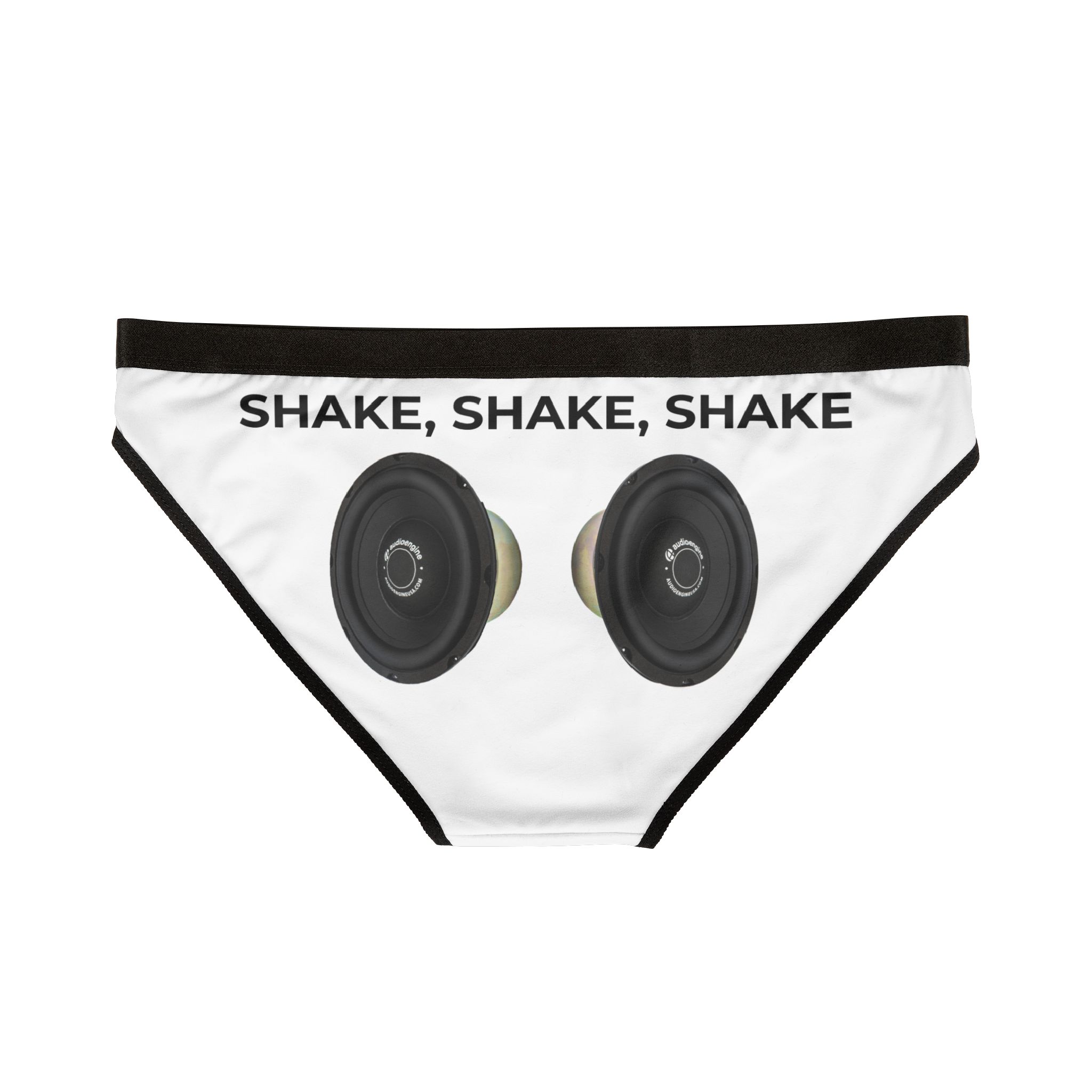 Women's Bikini Briefs "Shake, Shake, Shake" Speaker Graphic - Image 3