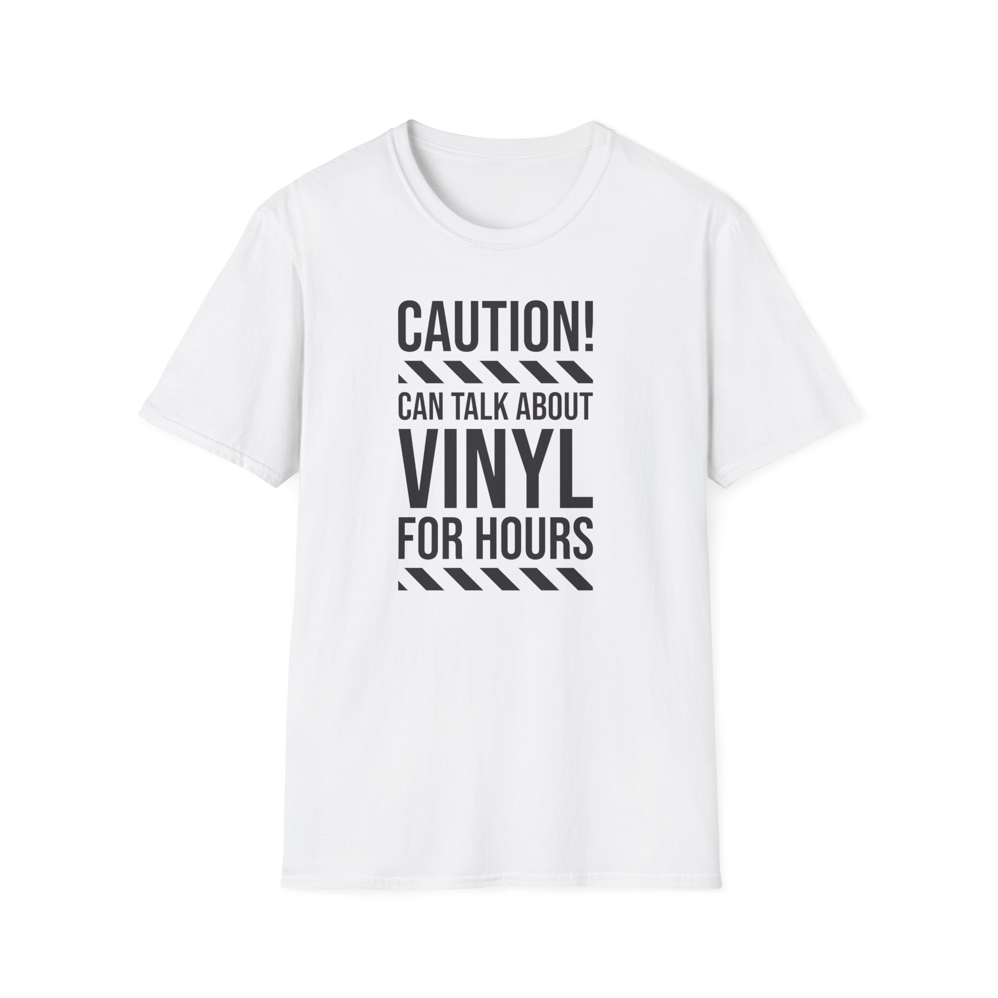 Vinyl Lover T-Shirt — "Caution! Can Talk About Vinyl For Hours" Music Tee - Image 7
