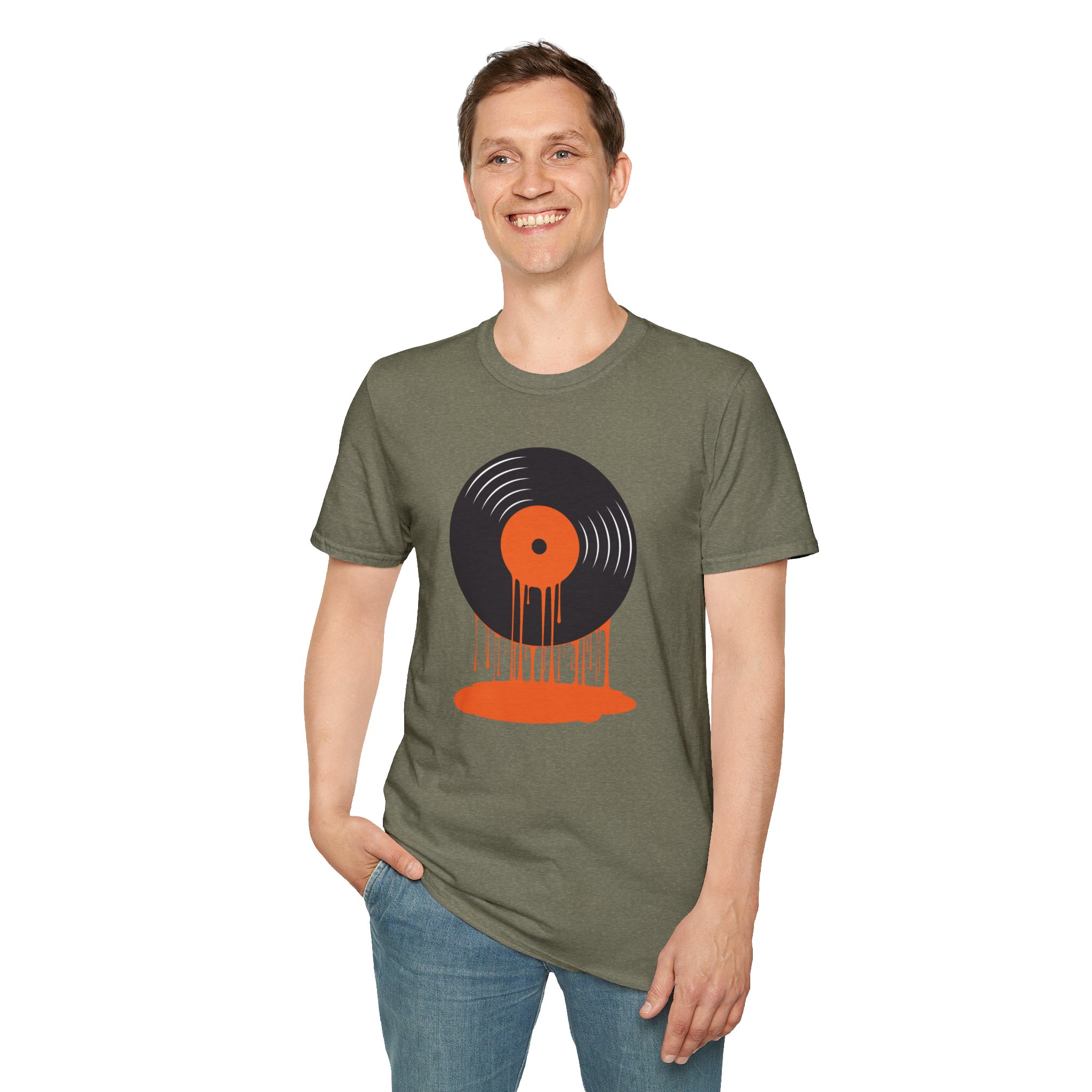 Vinyl Record Drip T-Shirt — Retro Music Tee - Image 46