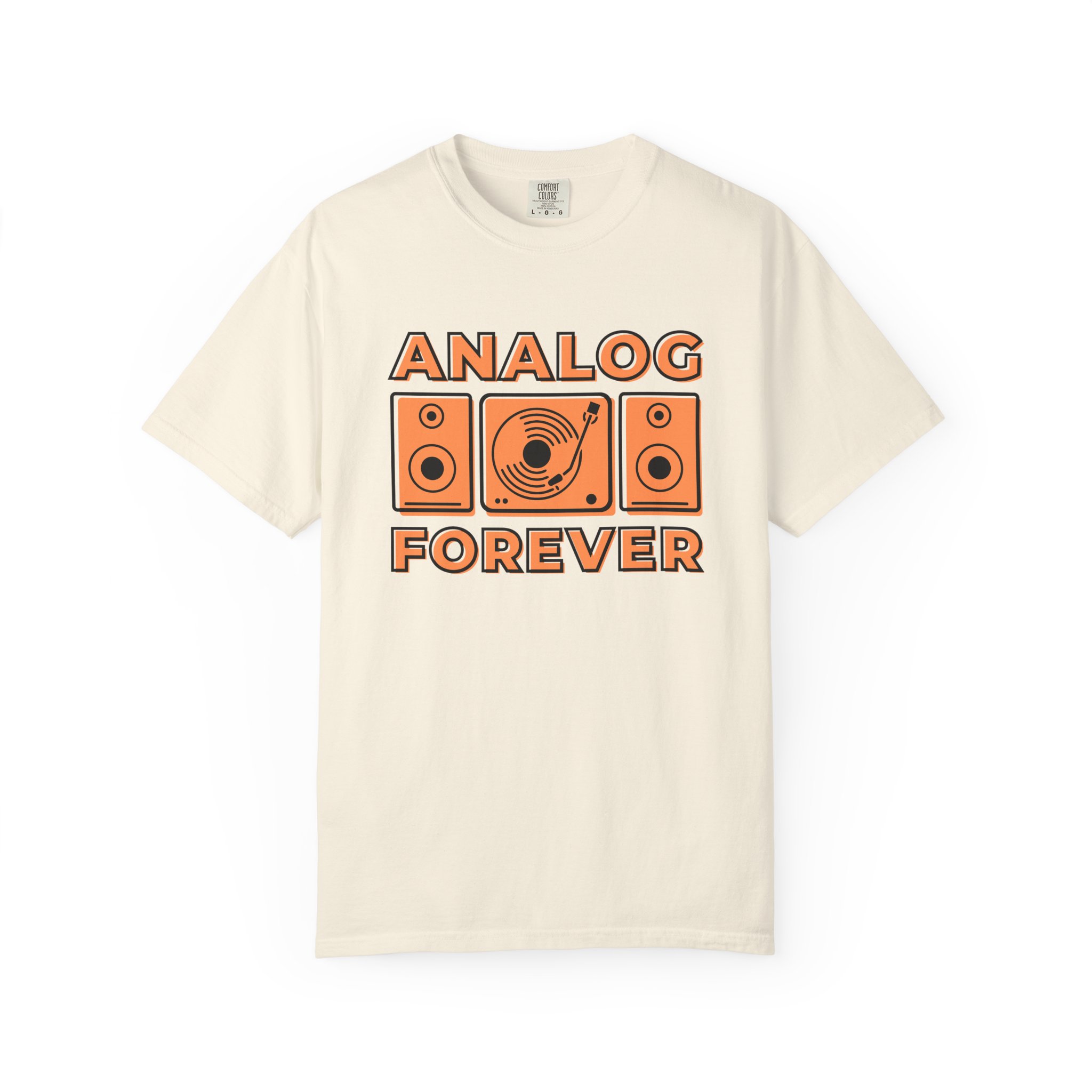 Analog Forever T-Shirt, Unisex Vintage Tee, Music Lover Gift, Retro Style Shirt, Cool DJ Apparel, Casual Streetwear - Image 5