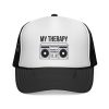 Trucker Cap — "My Therapy" Boombox Mesh Hat - Thumbnail Image 1
