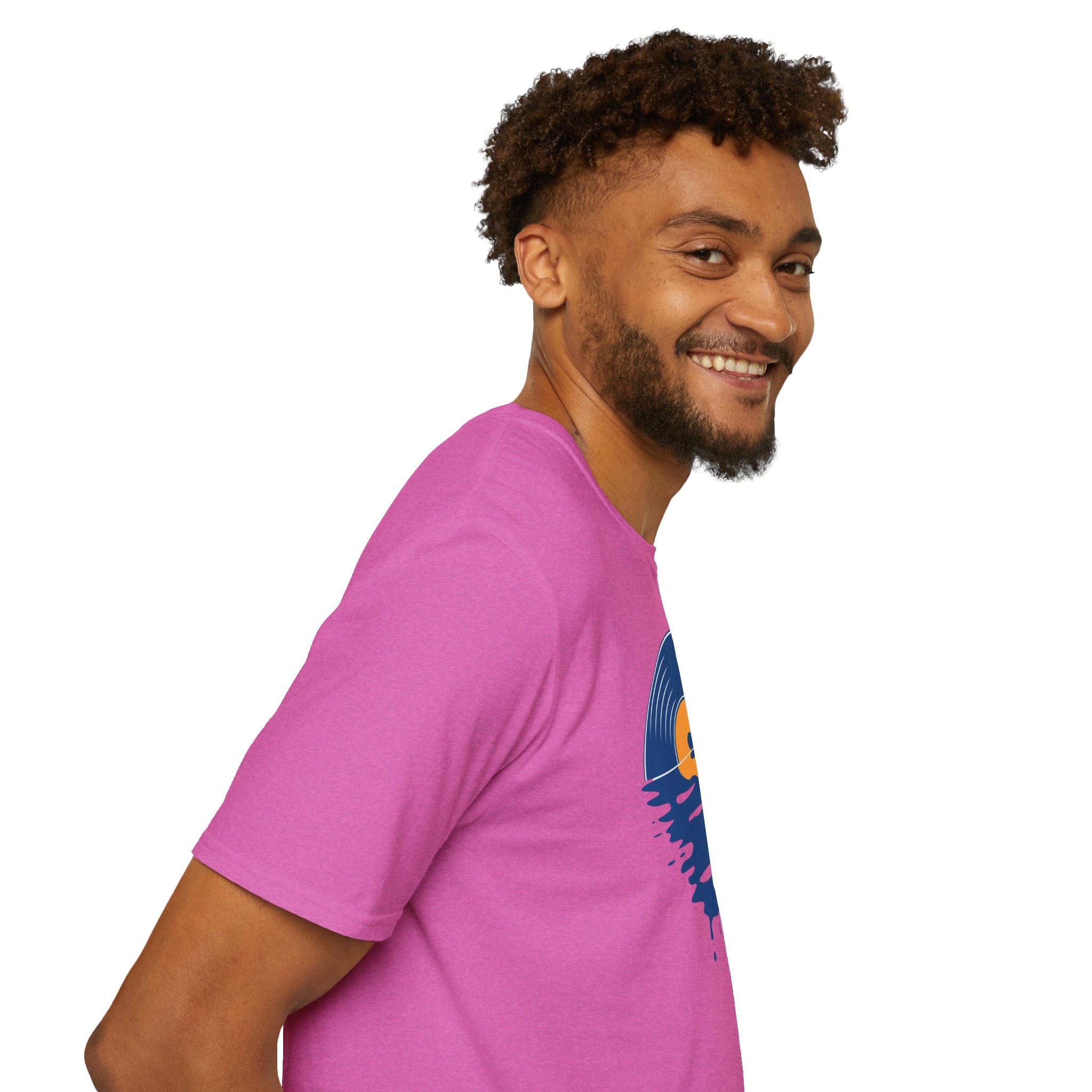 Sunset Vinyl Record T‑Shirt — Retro Music Lake Graphic Tee - Image 244