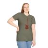 Electric Guitar Graphic T‑Shirt — Red Pattern Rock Music Tee - Thumbnail Image 75