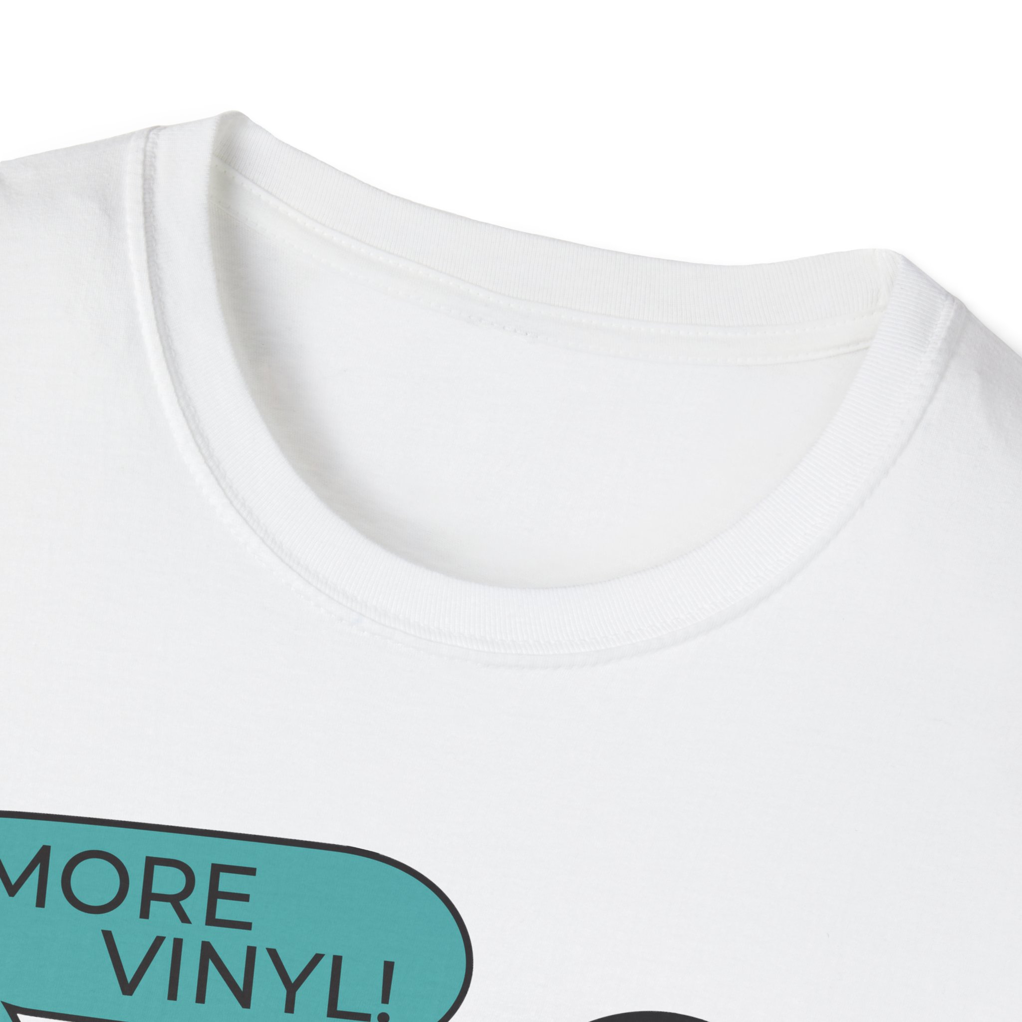 Vinyl Music Lover T-Shirt - More Vinyl Design - Image 7