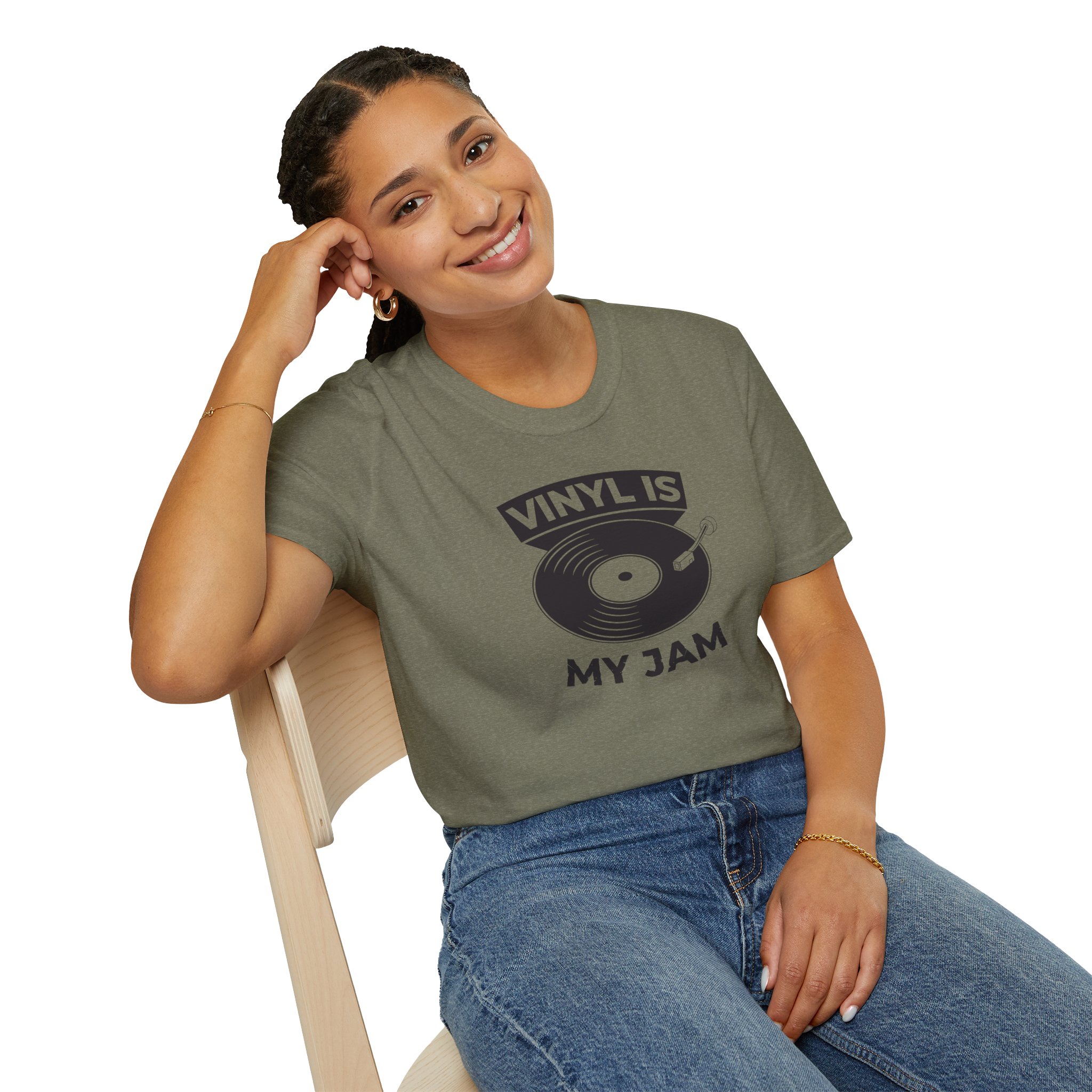 Vinyl Is My Jam T-Shirt — Retro Record Lover Tee - Image 55