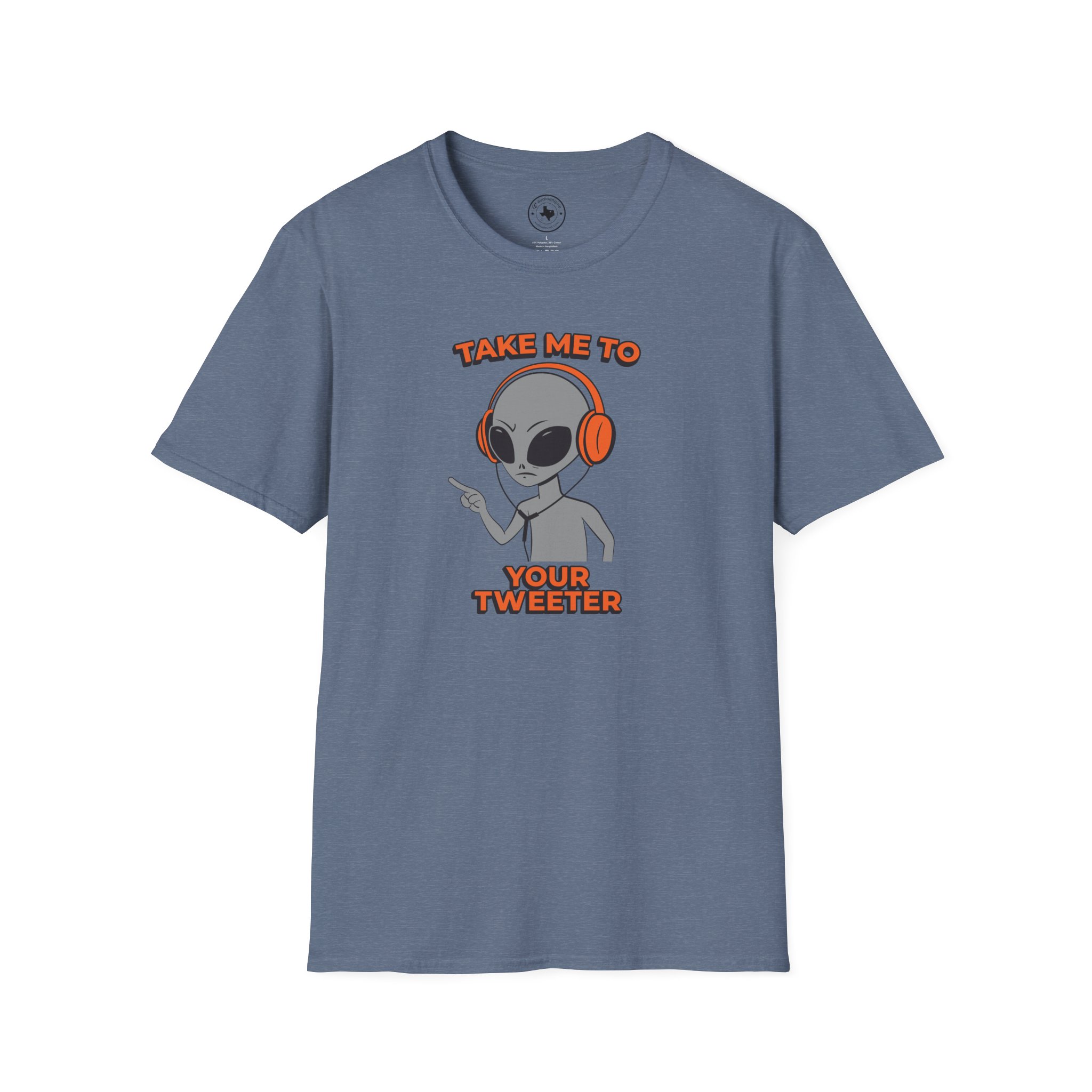 Alien DJ T-Shirt — "Take Me To Your Tweeter" Graphic Tee - Image 55