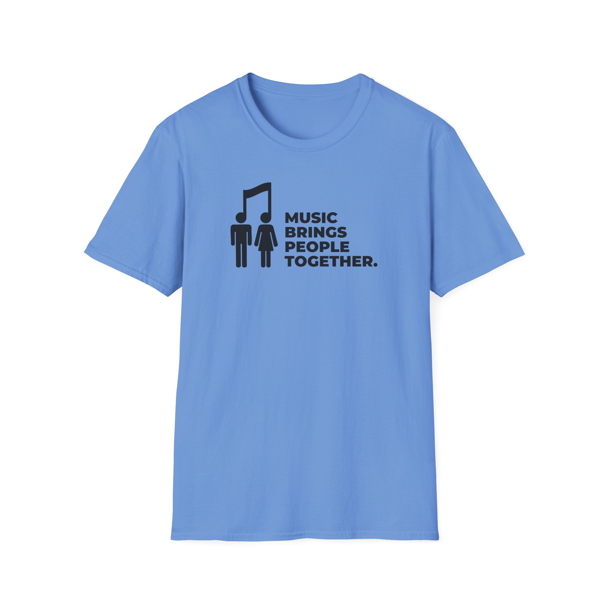 Music Brings People Together Unisex Softstyle T-Shirt - Image 41