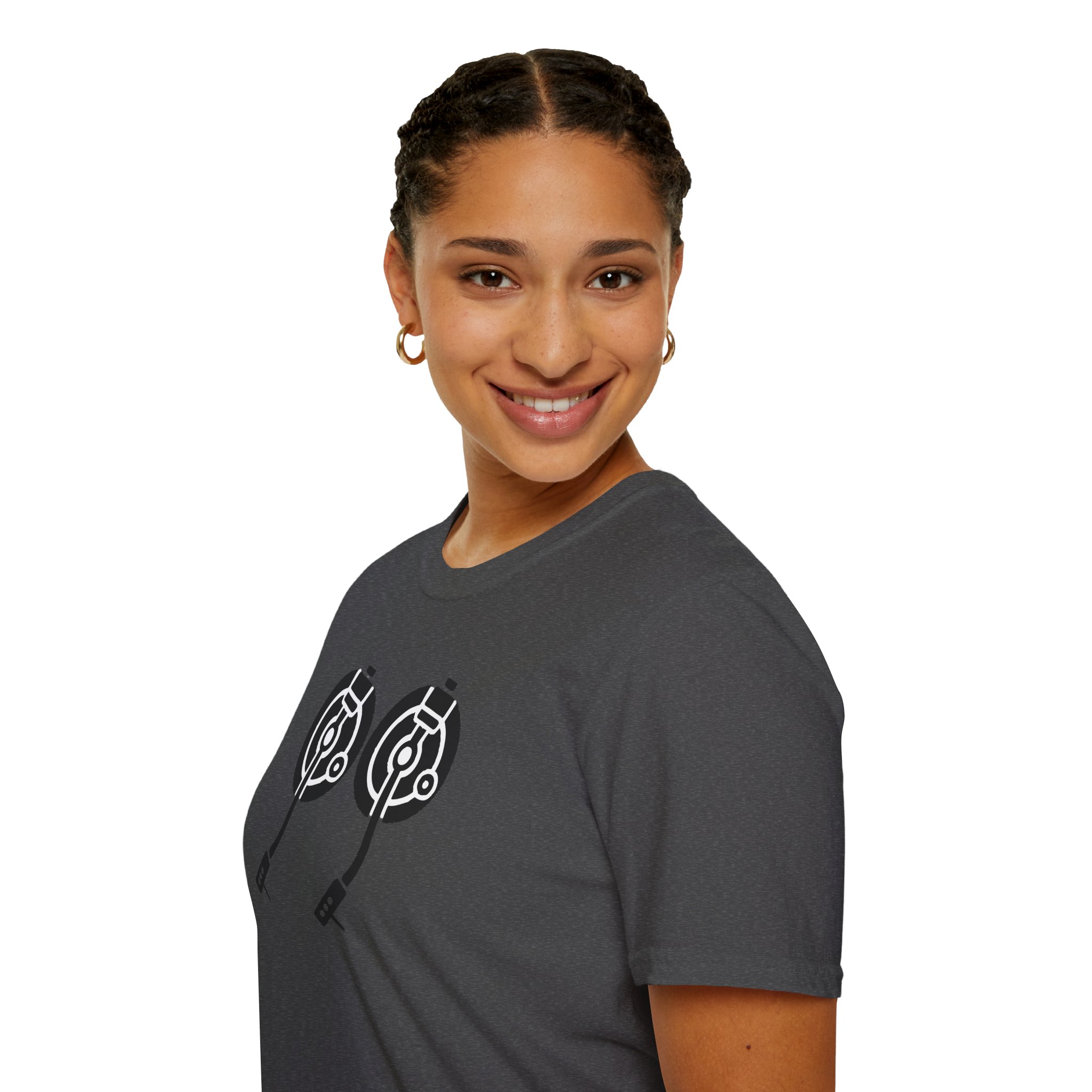 Record Player Turntable Tee — Retro DJ Vinyl Graphic T-Shirt - Image 117