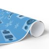 Holiday Wrapping Papers - Light Blue - Thumbnail Image 2