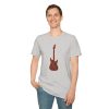 Electric Guitar Graphic T‑Shirt — Red Pattern Rock Music Tee - Thumbnail Image 46