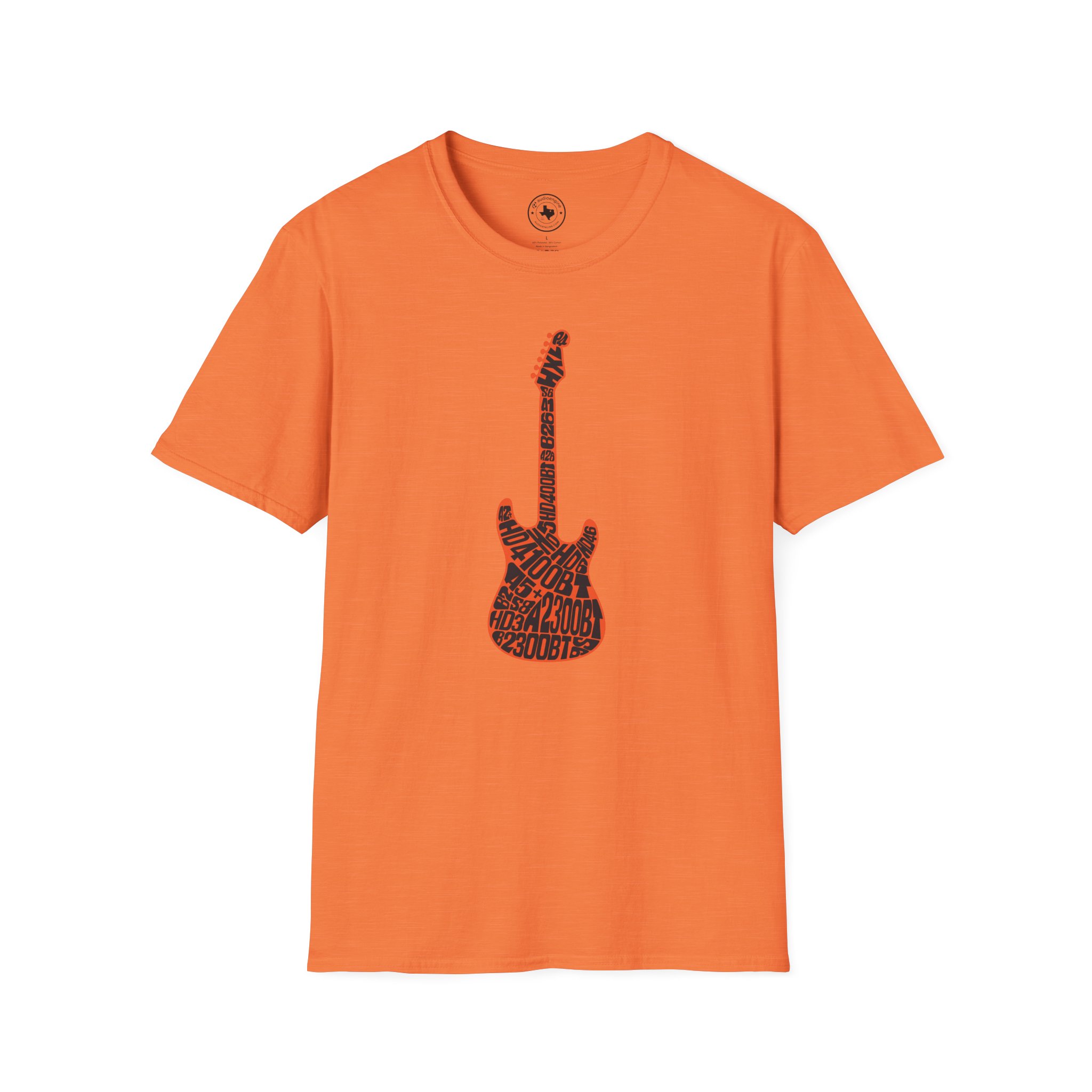 Electric Guitar Graphic T-Shirt — Red Psychedelic Music Tee - Image 19