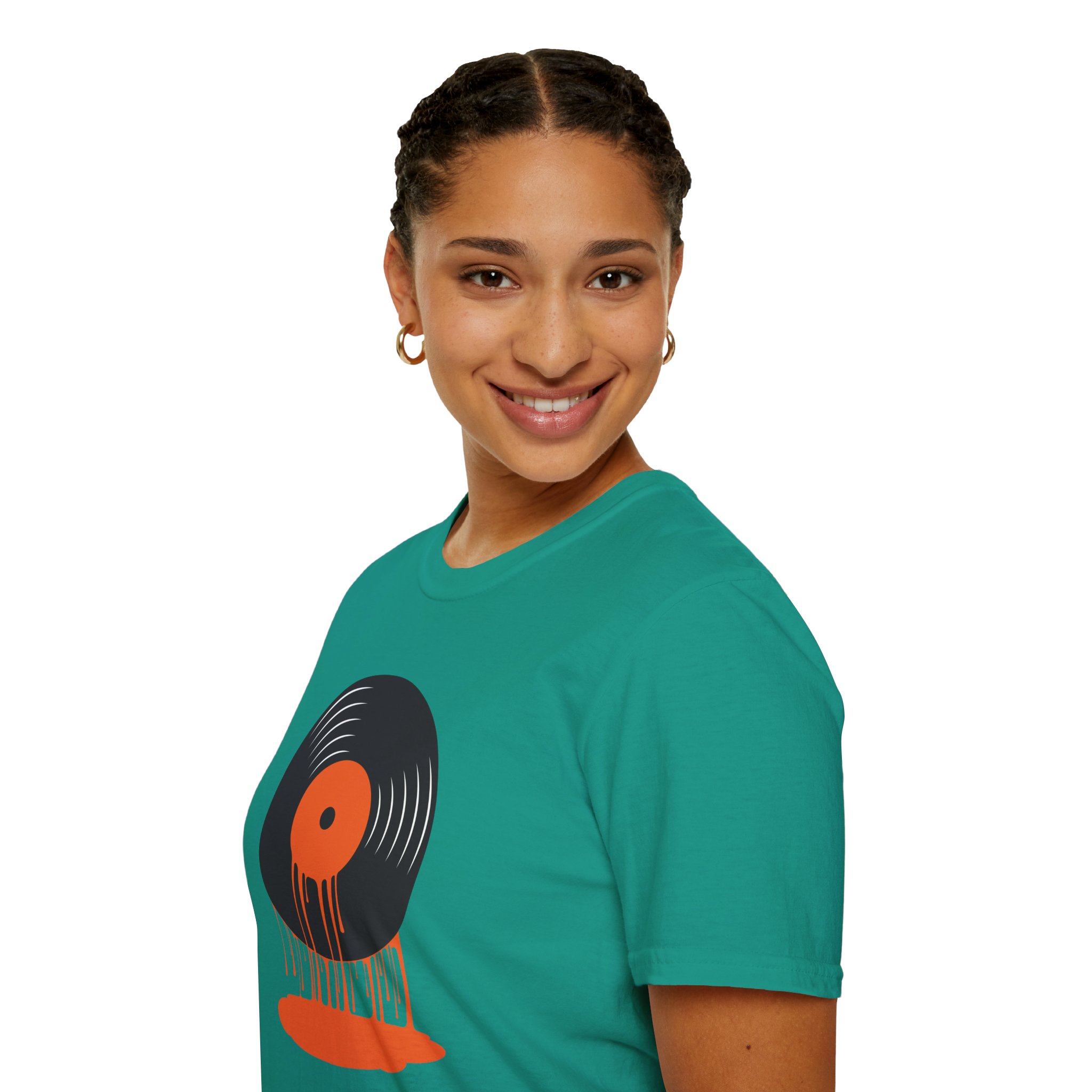 Vinyl Record Drip T-Shirt — Retro Music Tee - Image 79