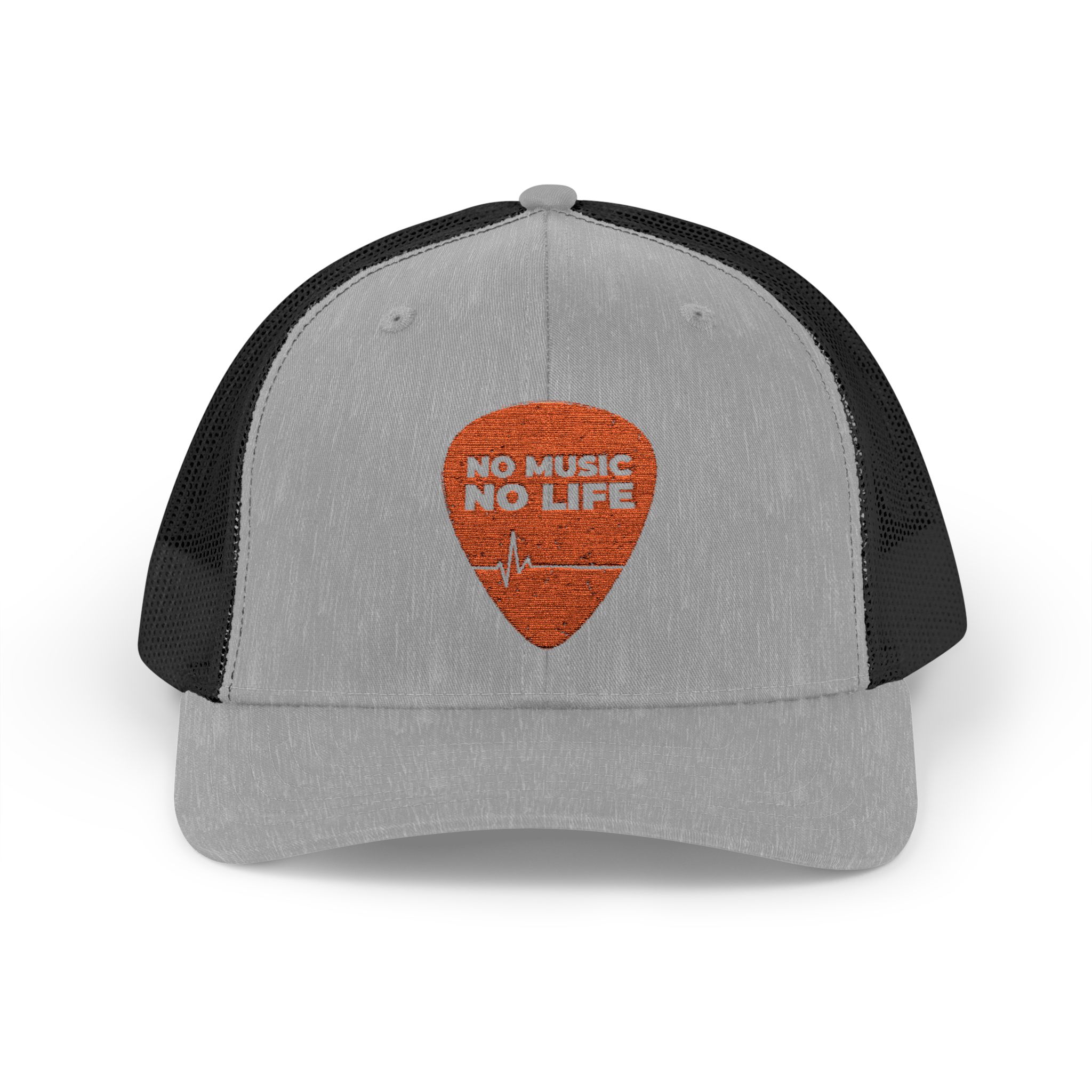 Music Lover Snapback Trucker Cap - 'No Music No Life' - Image 1