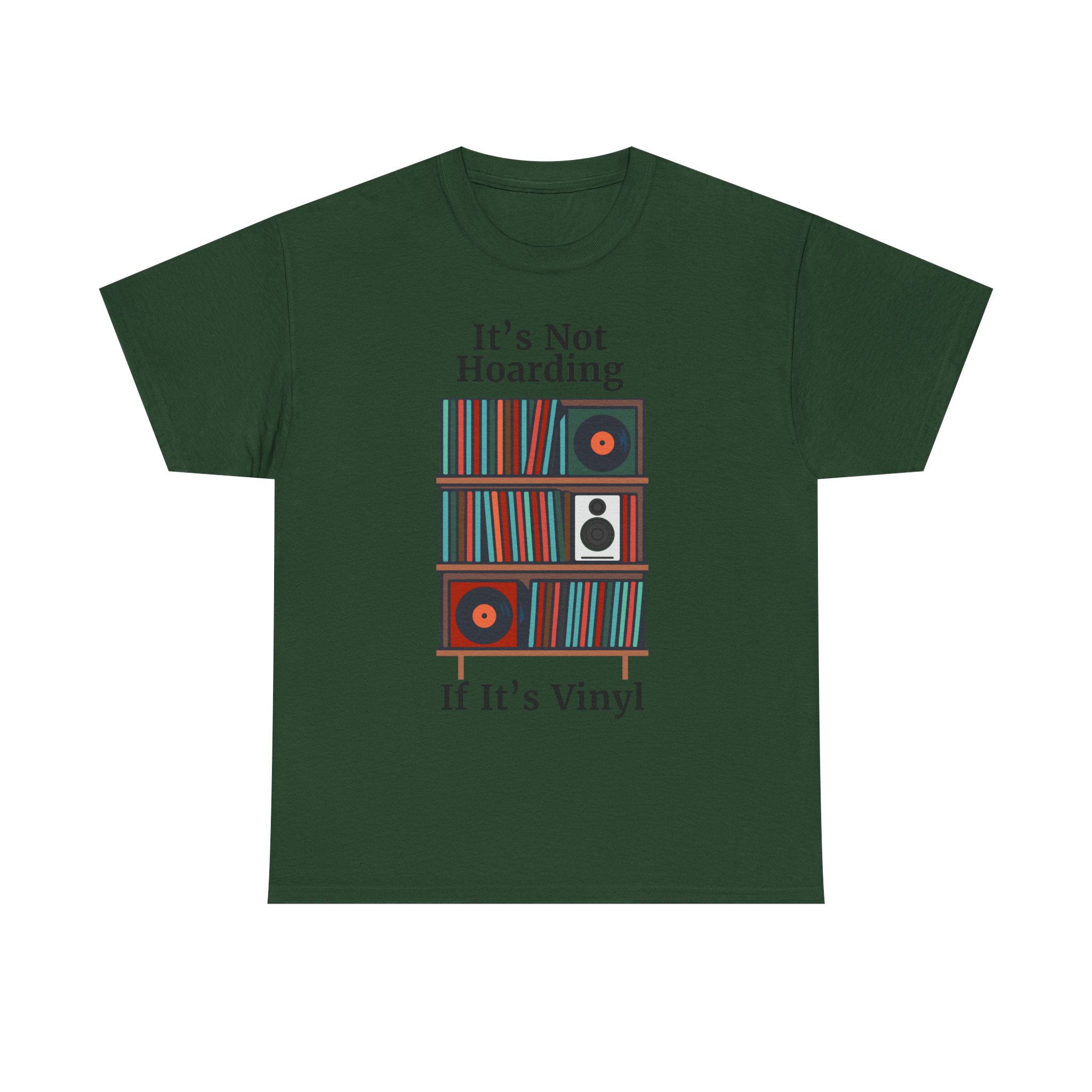 Vinyl Lover's Tee, Music Enthusiast Shirt, Record Collector Gift, Unique Vinyl Print T-Shirt, It's Not Hoarding If It's Vinyl - Image 29