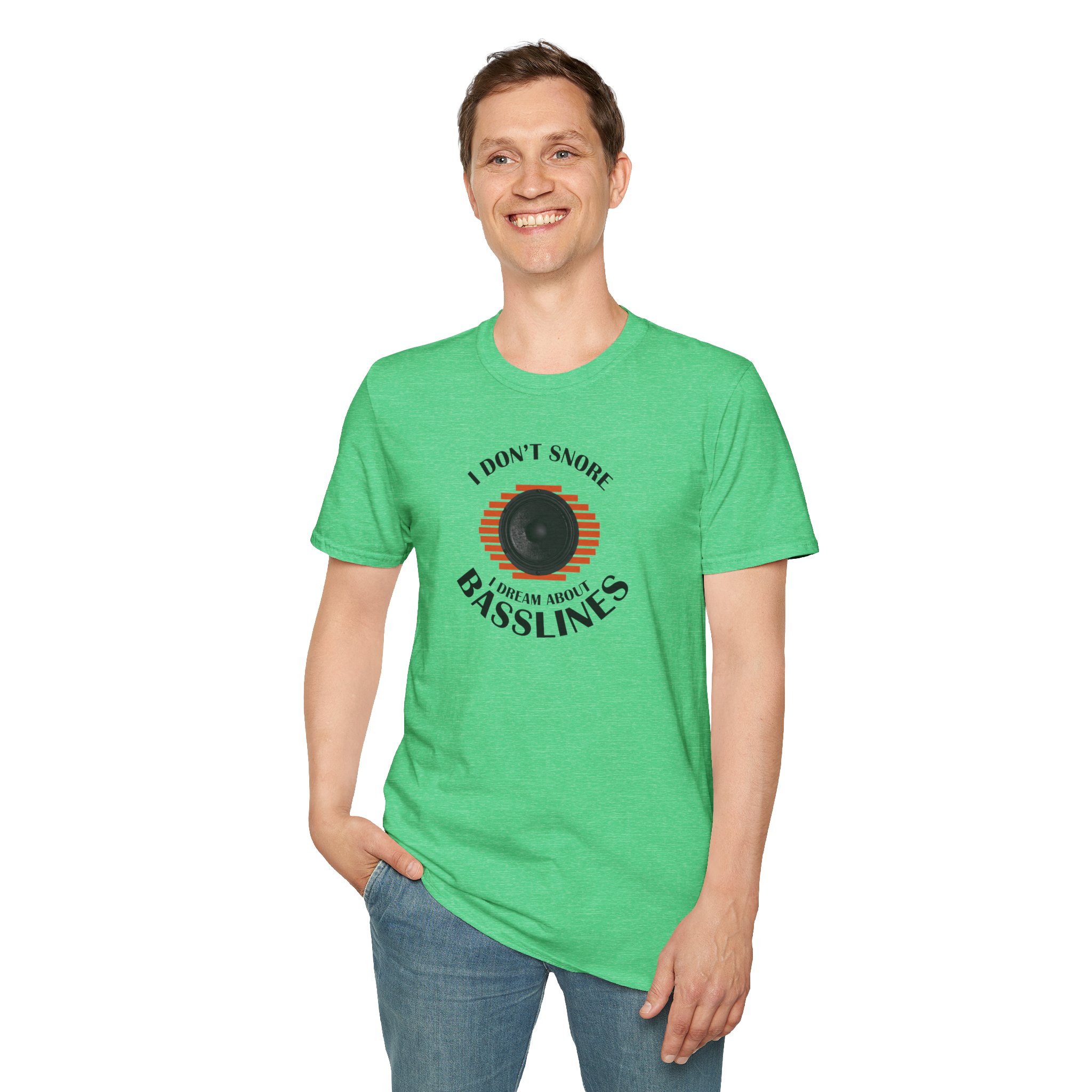 Basslines T-Shirt — “I Don't Snore, I Dream About Basslines” Music Lover Tee - Image 76