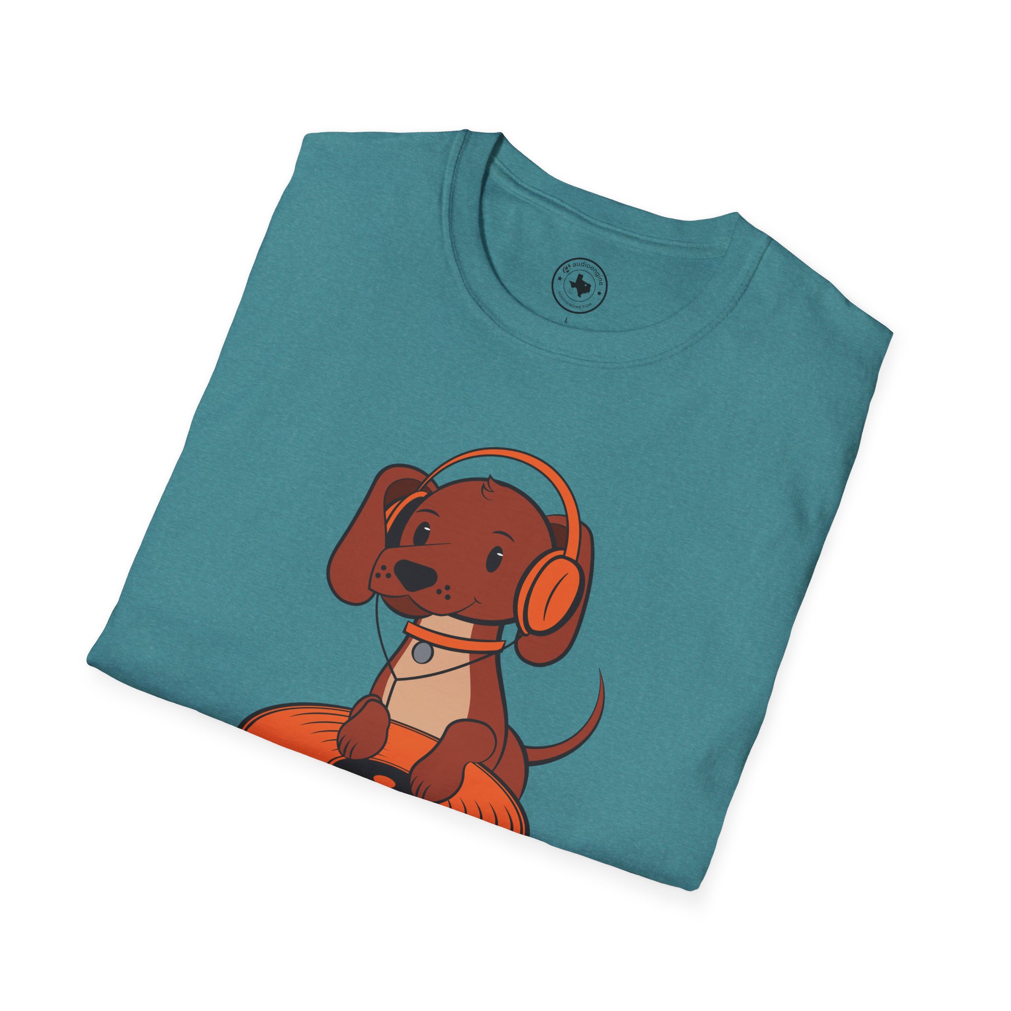 DJ Dachshund Tee — Cute Dog with Headphones Graphic T-Shirt - Image 74