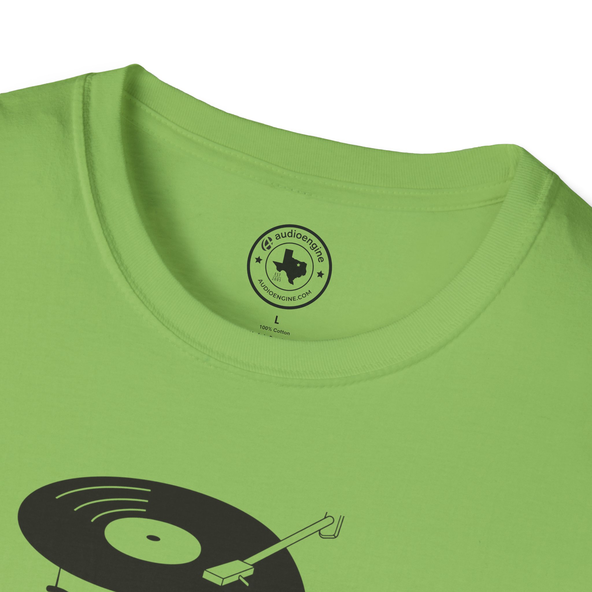 Retro Vinyl Head Illustration T-Shirt - Image 67