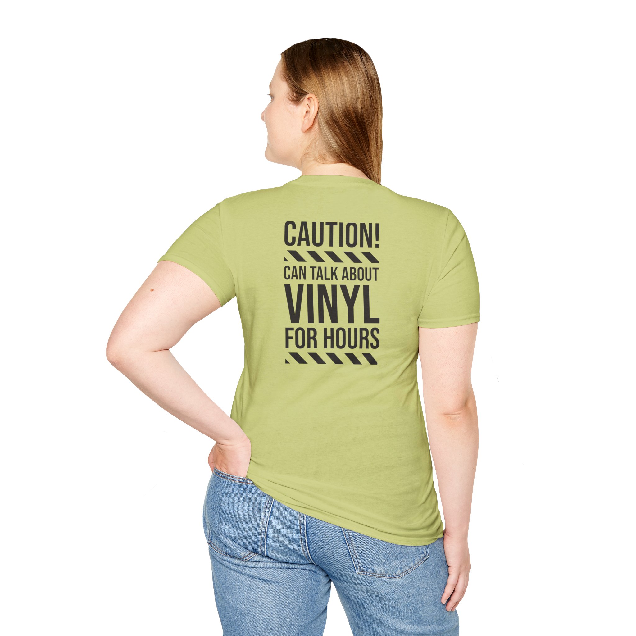 Vinyl Lover T-Shirt — "Caution! Can Talk About Vinyl For Hours" Graphic Tee - Image 47