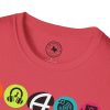 Music Icon Row T-Shirt — Colorful Band Equipment Graphic Tee - Thumbnail Image 102
