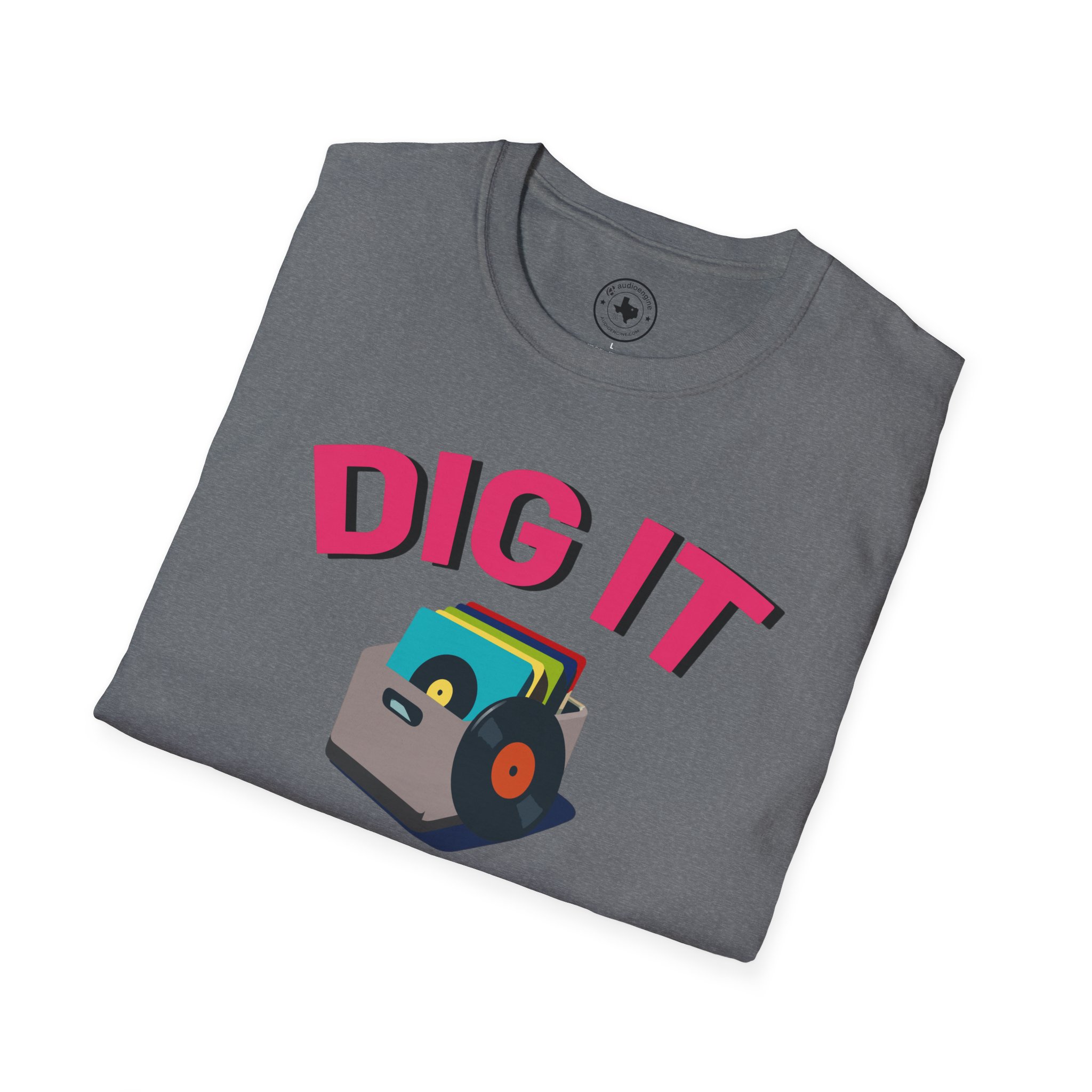 Dig It T-Shirt — Retro Excavator Graphic Tee - Image 76