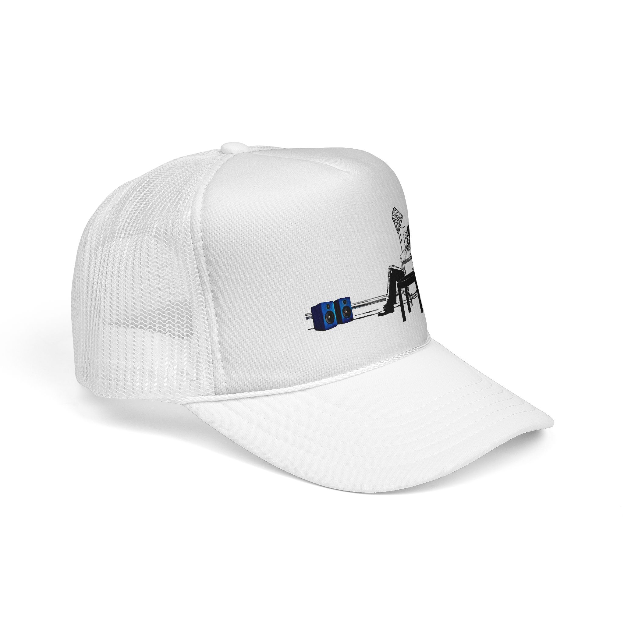 Gym Lover Trucker Cap with Workout Design - Image 27