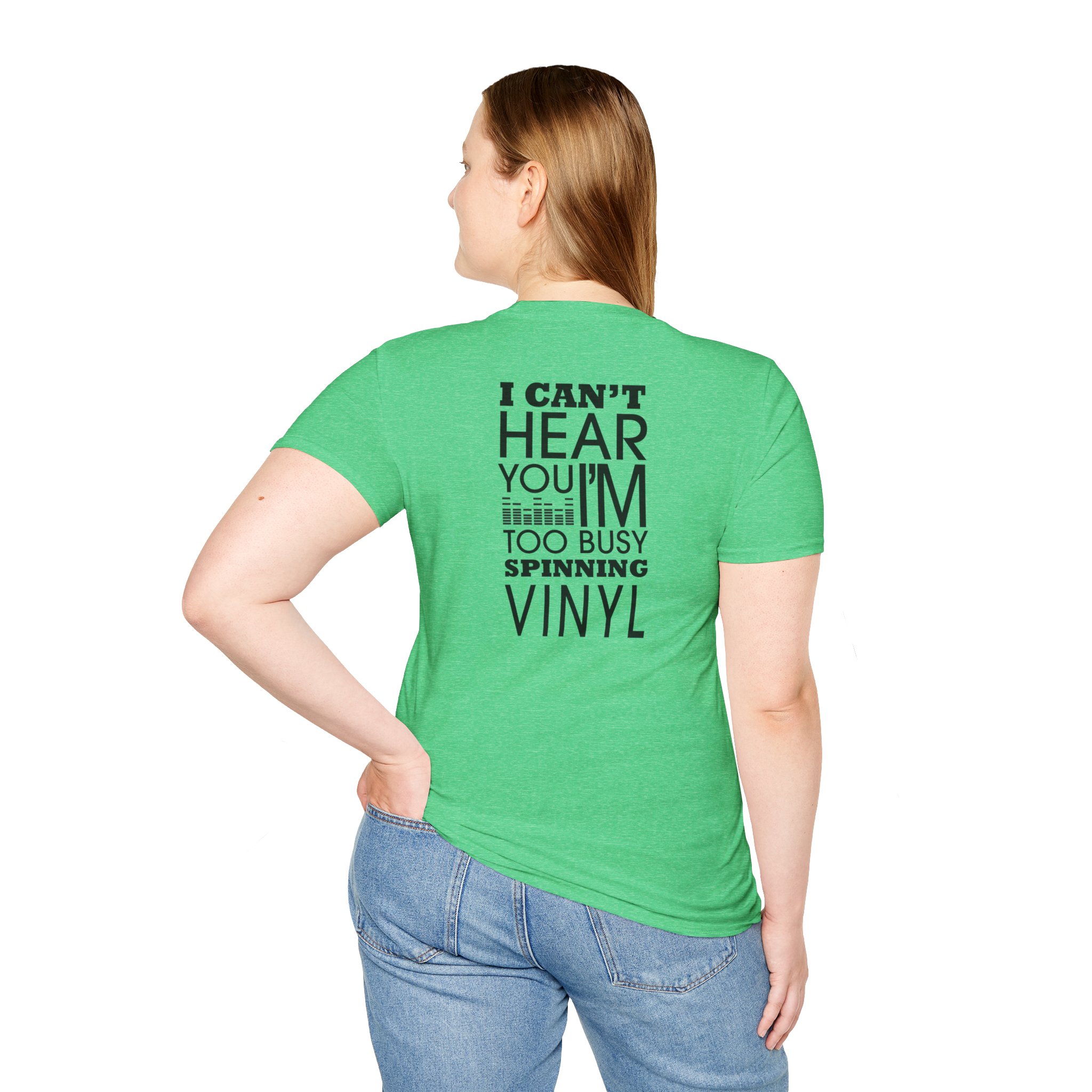 Vinyl Spinner T-Shirt - Unisex Music Lover Tee - Image 4