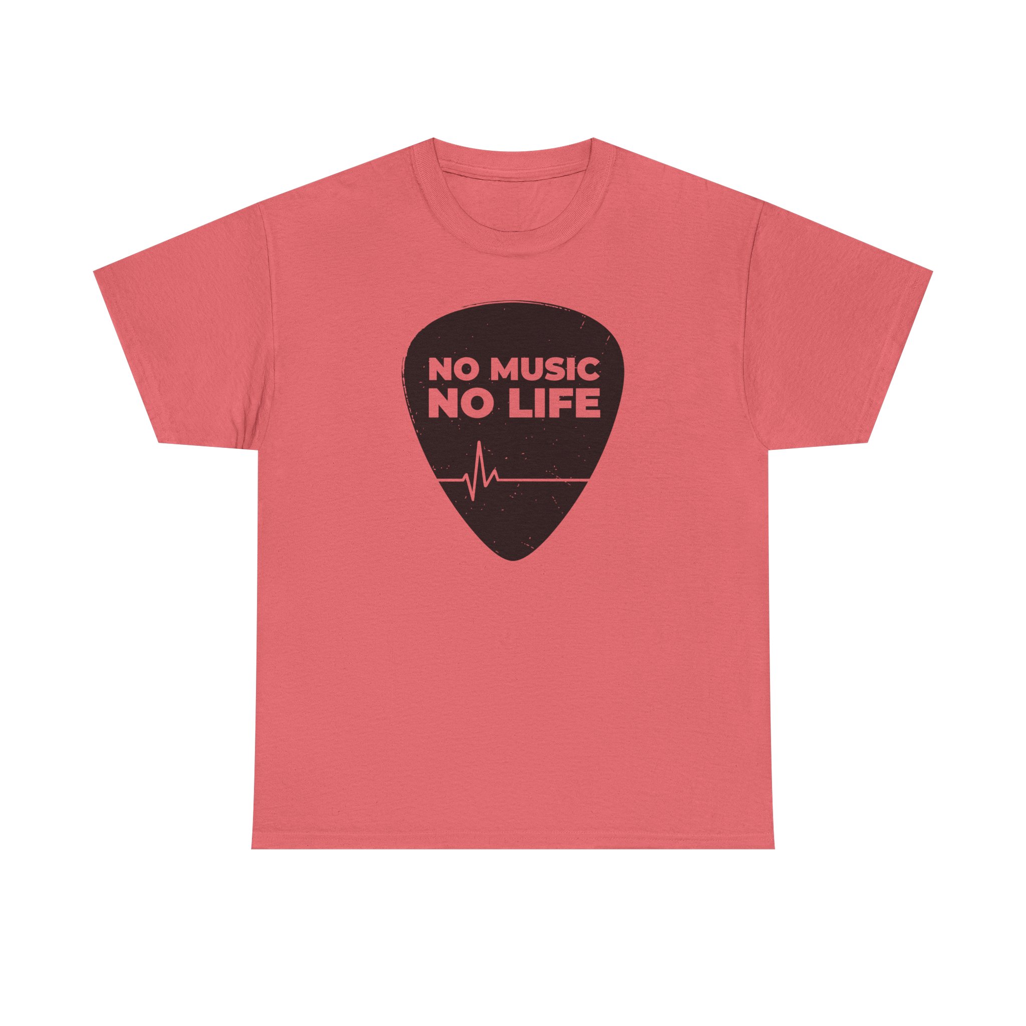 Music Lover Unisex Tee - "No Music No Life" Graphic T-Shirt - Image 9