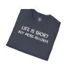 Life Is Short Buy More Records T-Shirt — Vinyl Lover Tee - Thumbnail Image 76