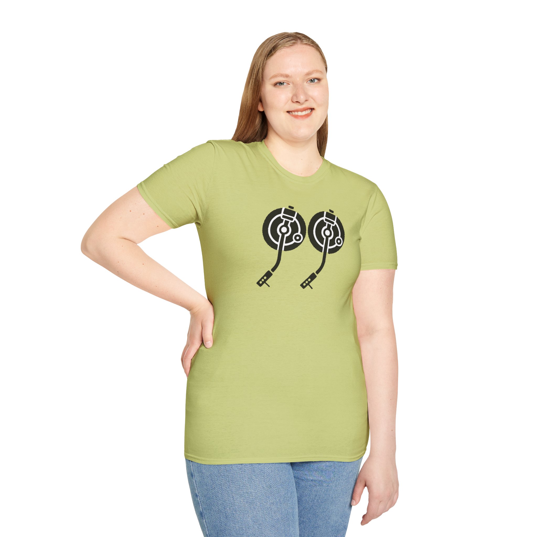 Record Player Turntable Tee — Retro DJ Vinyl Graphic T-Shirt - Image 75