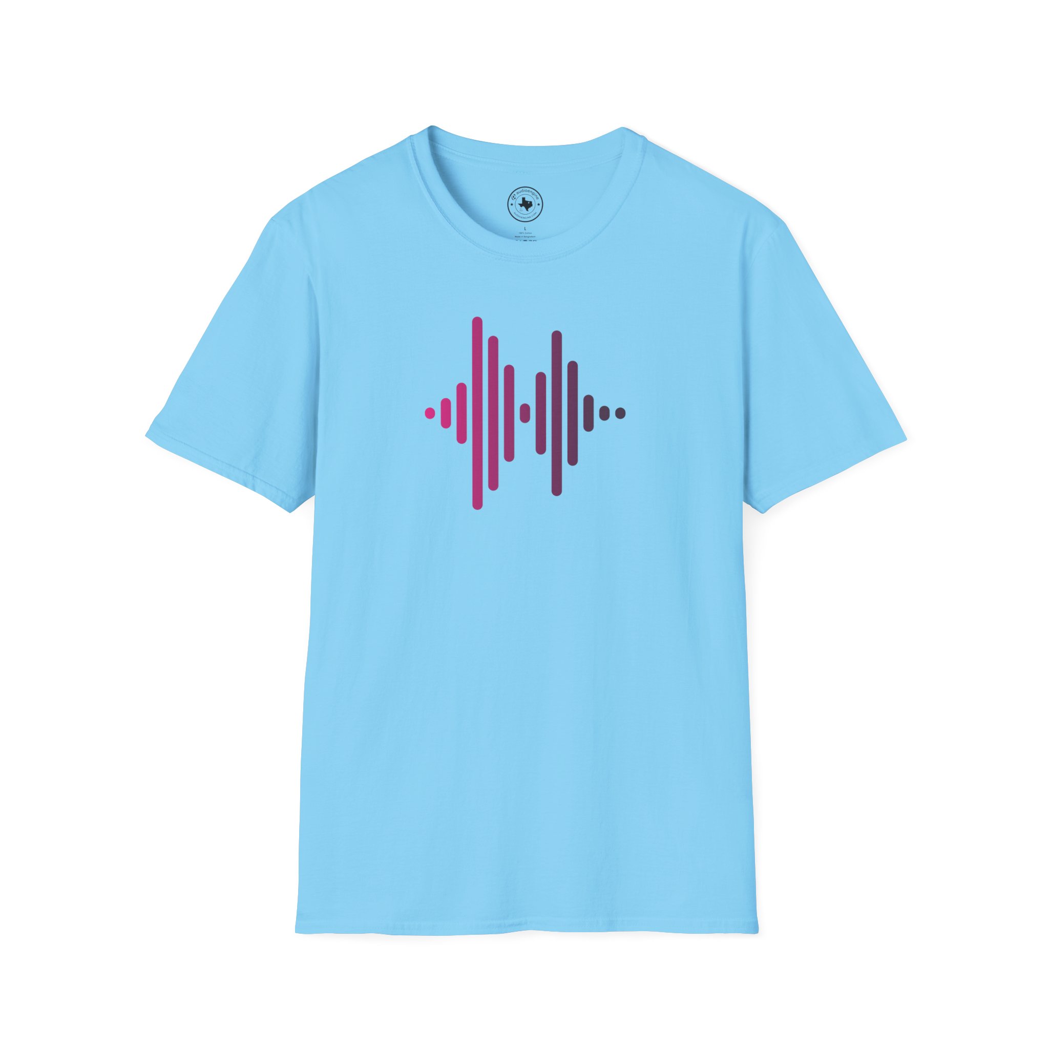 Audio Waveform Graphic Tee — Gradient Soundwave T-Shirt - Image 113