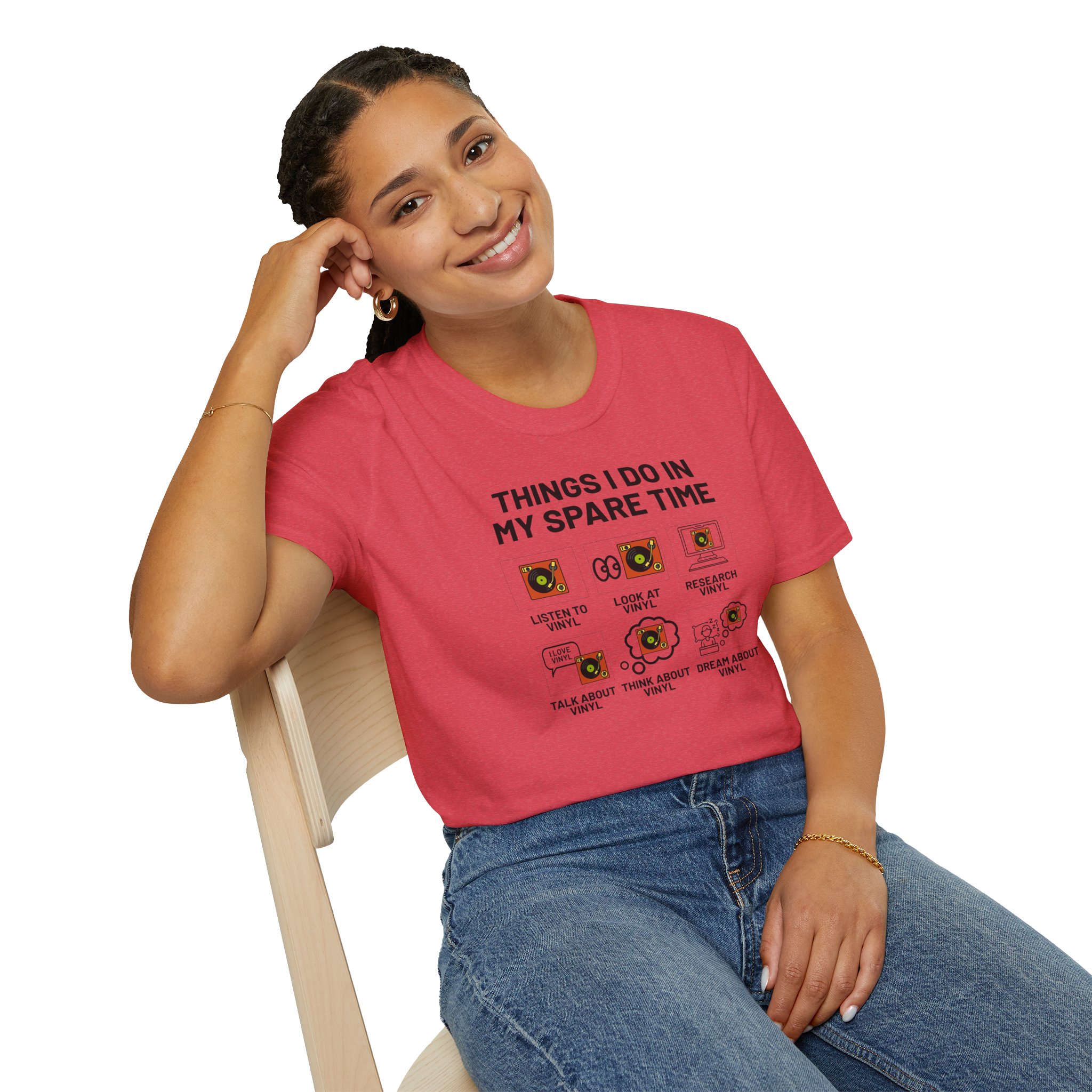 Things I Do In My Spare Time T-Shirt — Funny Hobbies Graphic Tee - Image 118