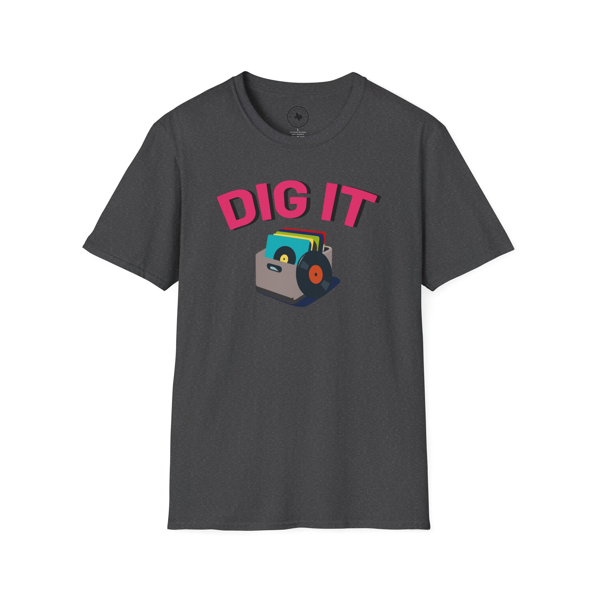 Dig It T-Shirt — Retro Excavator Graphic Tee - Image 100