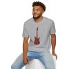 Electric Guitar Graphic T-Shirt — Red Psychedelic Music Tee - Thumbnail Image 53