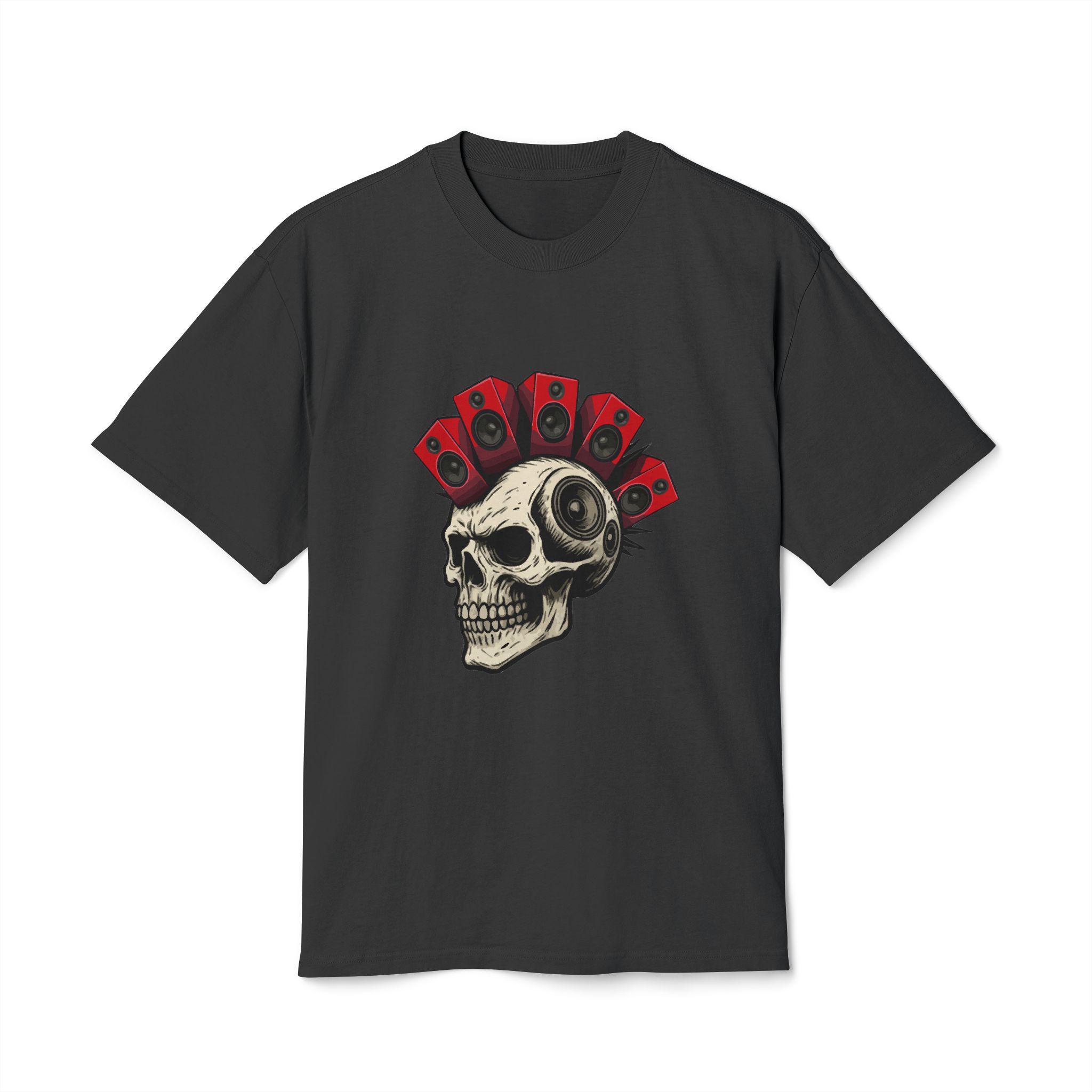 Faded Skull Music Tee - Unisex Retro Graphic T-Shirt - Image 25