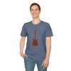 Electric Guitar Graphic T‑Shirt — Red Pattern Rock Music Tee - Thumbnail Image 116
