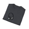 Music Lover Unisex Softstyle T-Shirt with Headphones Design - Thumbnail Image 60