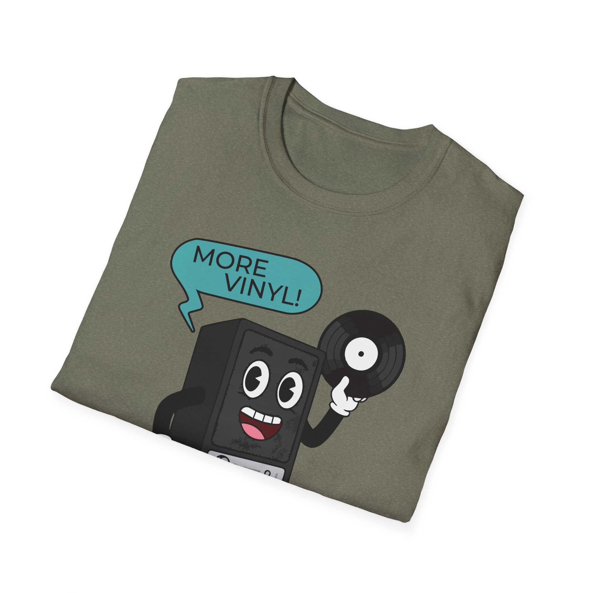 Vinyl Music Lover T-Shirt - More Vinyl Design - Image 24