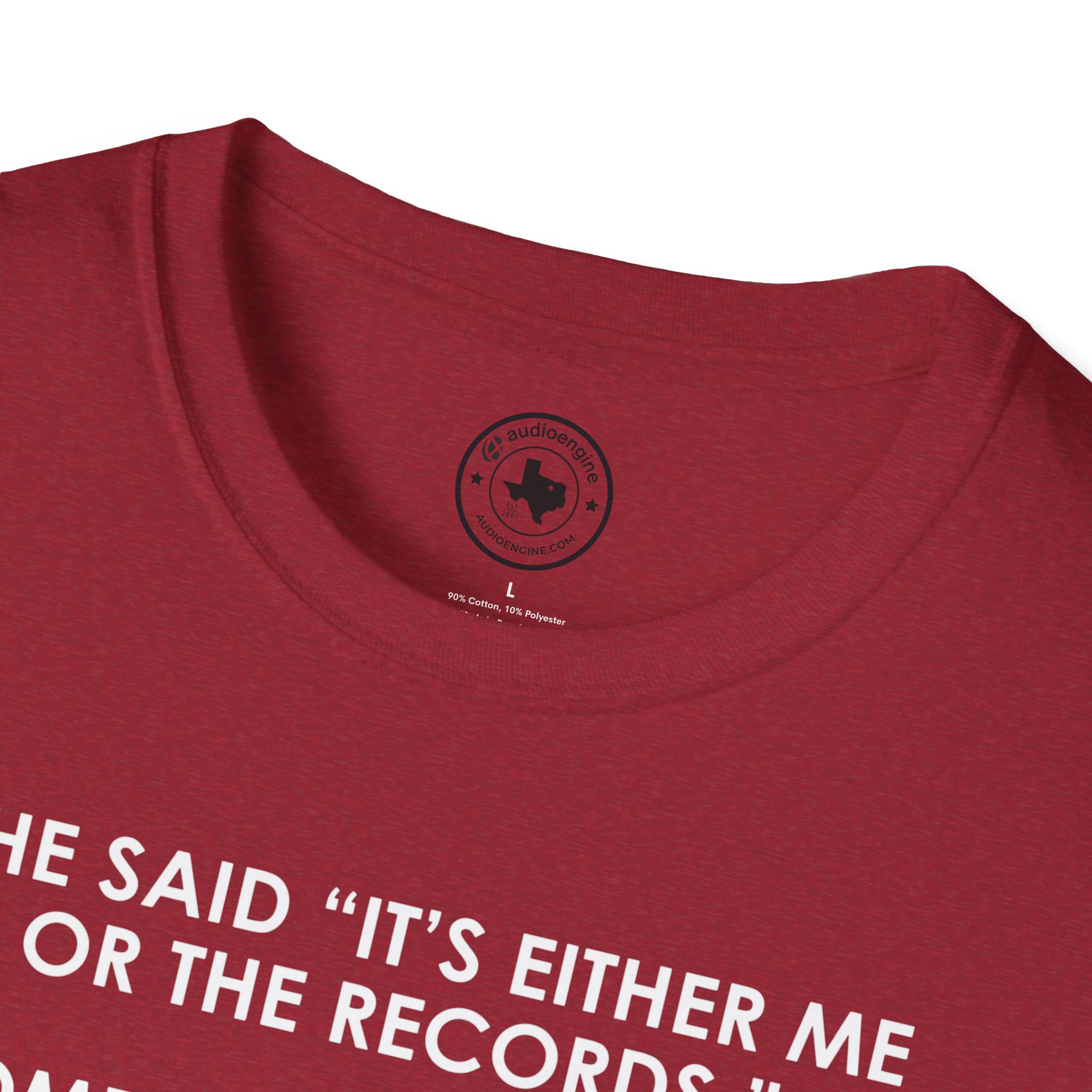 T-Shirt — “She Said ‘It’s Either Me or the Records.’ Sometimes I Miss Her.” Funny Music Lover Tee - Image 69