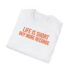 Life is Short Buy More Records T-Shirt - Thumbnail Image 1