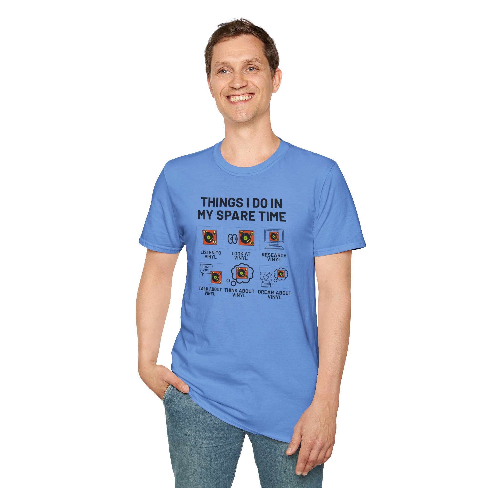 Things I Do In My Spare Time T-Shirt — Funny Hobbies Graphic Tee - Image 83