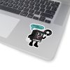 Retro Speaker Mascot Sticker — "More Vinyl!" Kiss-Cut Vinyl Sticker - Thumbnail Image 2