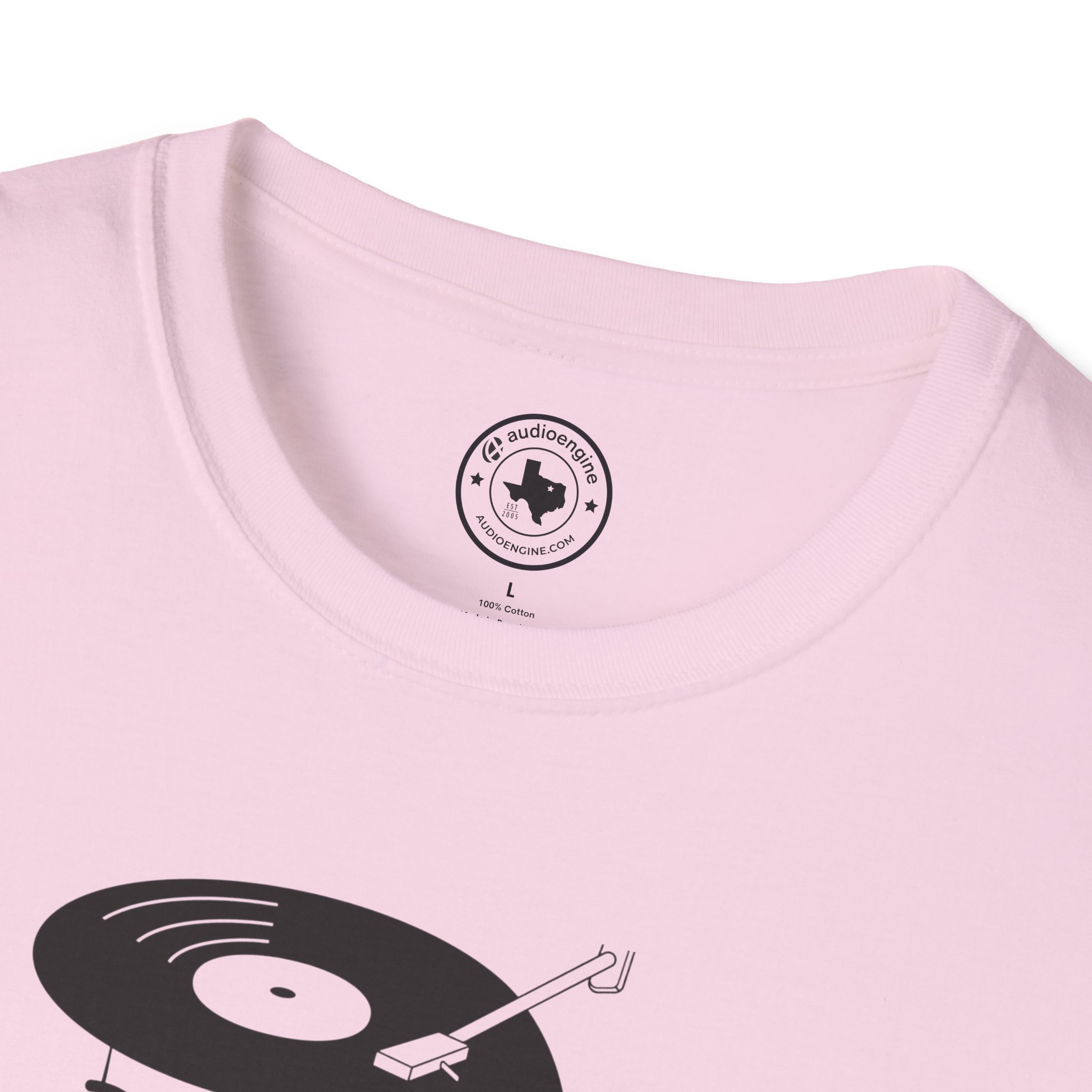 Retro Vinyl Head Illustration T-Shirt - Image 107
