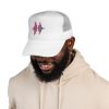 Soundwave Trucker Cap — Pink Gradient Audio Logo Mesh Hat - Thumbnail Image 50