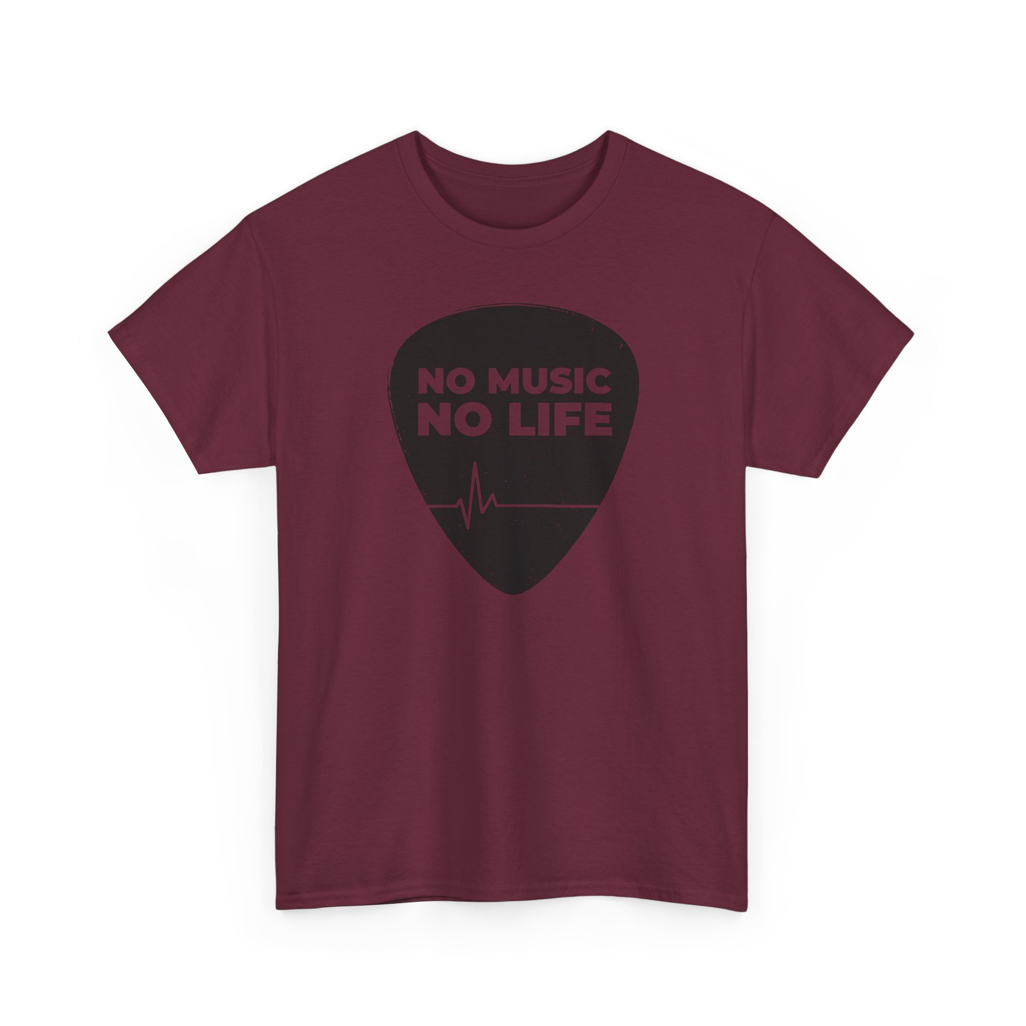 Music Lover Unisex Tee - "No Music No Life" Graphic T-Shirt - Image 23