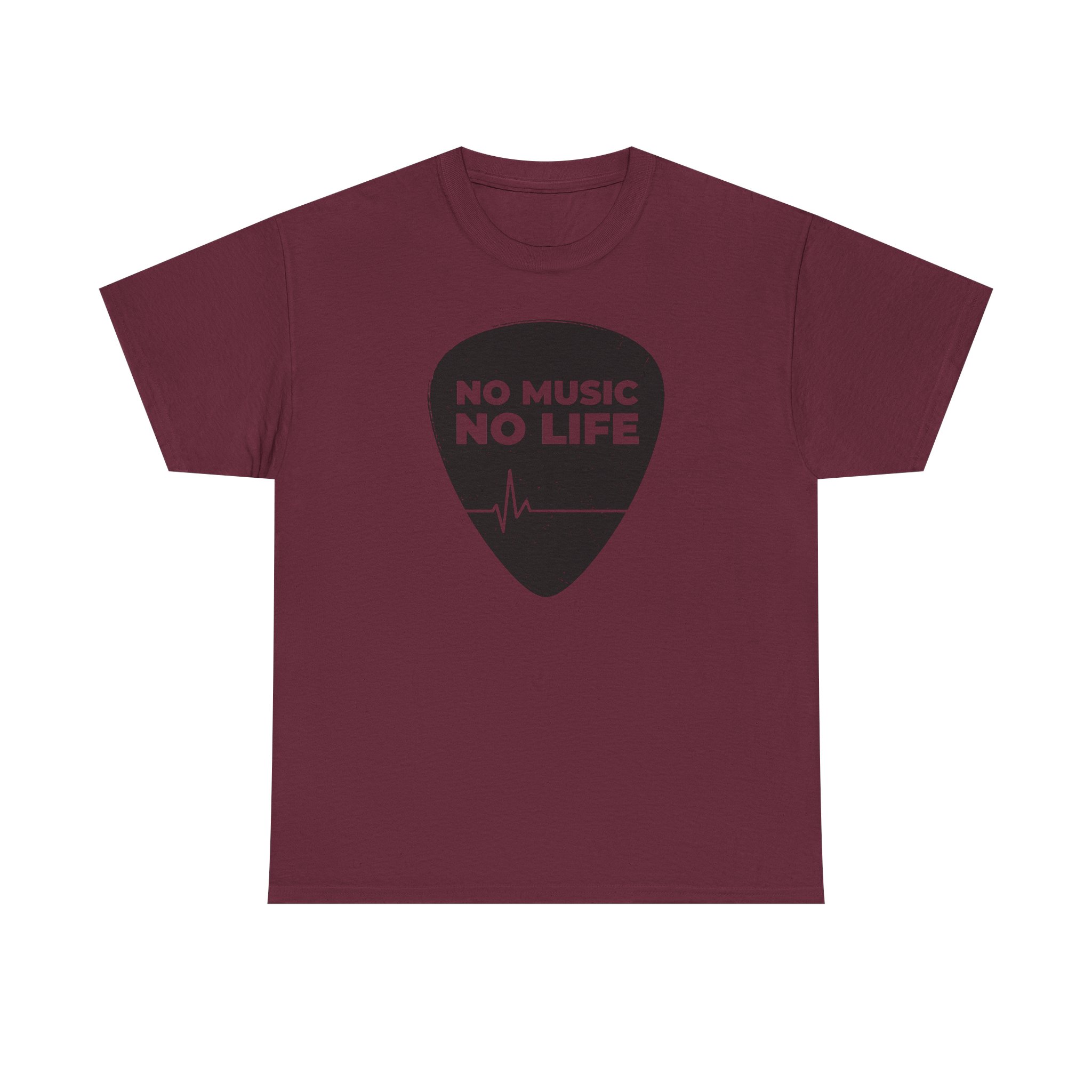 Music Lover Unisex Tee - "No Music No Life" Graphic T-Shirt - Image 21