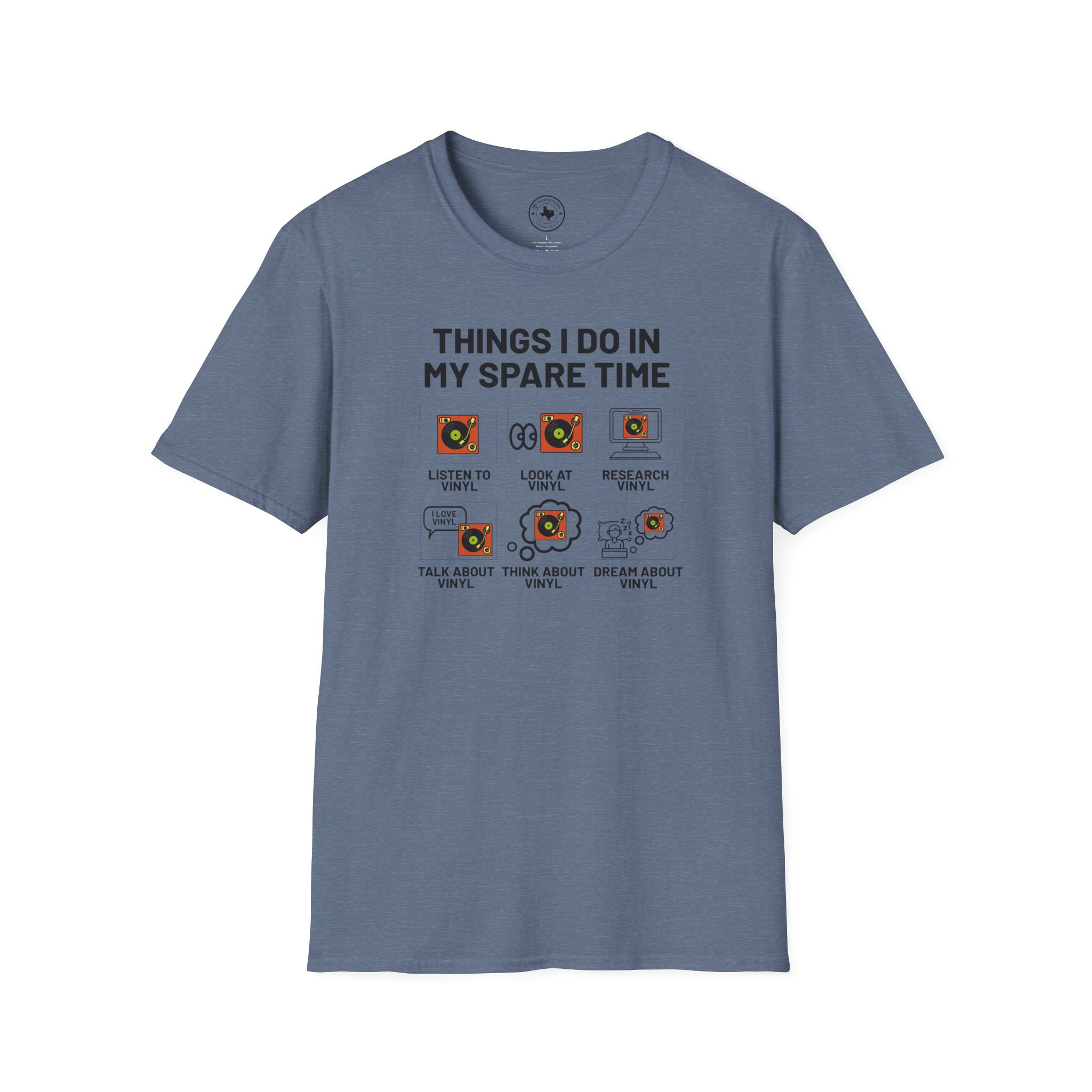 Things I Do In My Spare Time T-Shirt — Funny Hobbies Graphic Tee - Image 89
